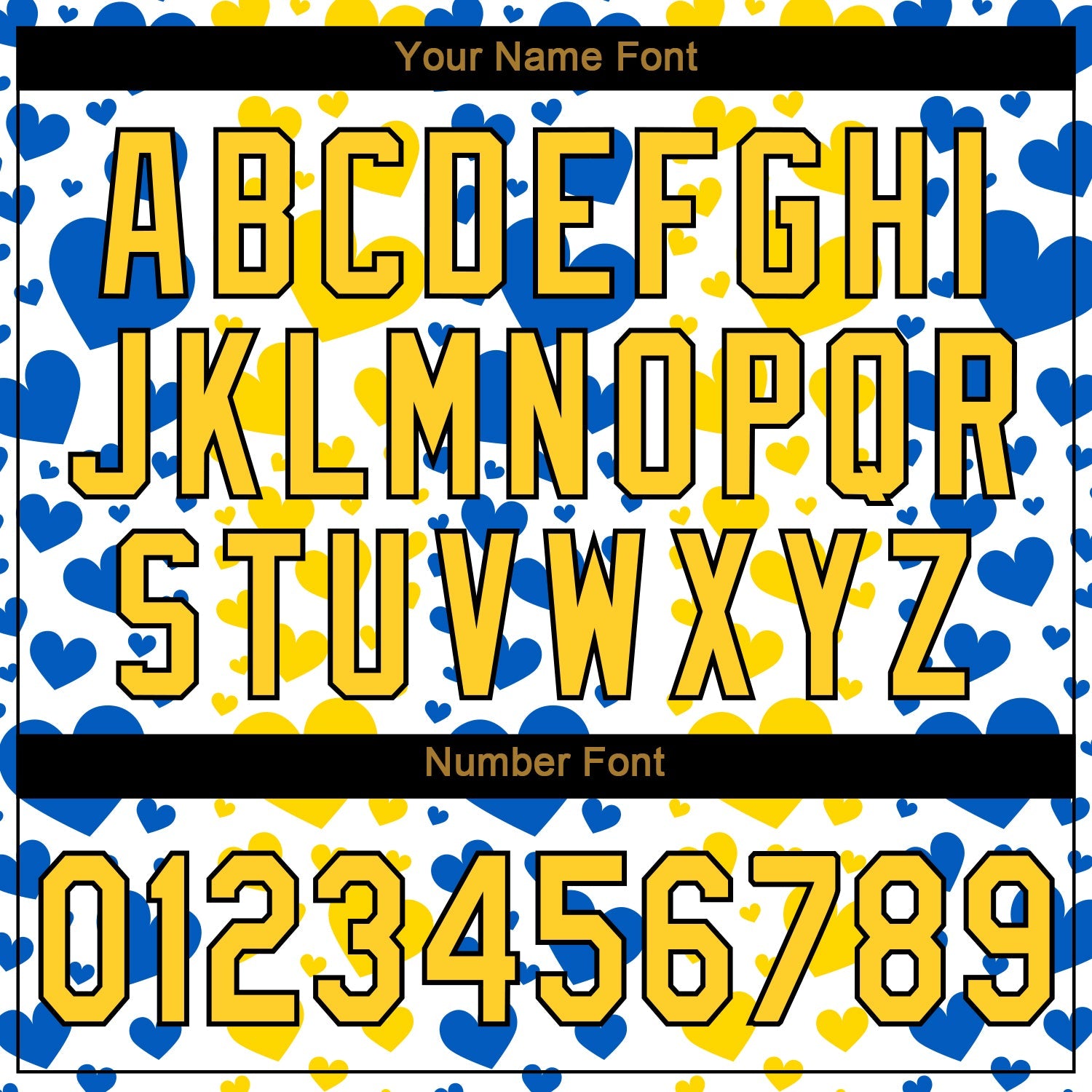 Custom 3D Pattern Design Hearts Painted In The Colors Of The Ukrainian Flag Authentic Baseball Jersey view 5