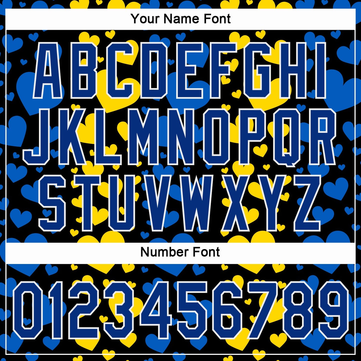 Custom 3D Pattern Design Hearts Painted In The Colors Of The Ukrainian Flag Authentic Baseball Jersey view 5