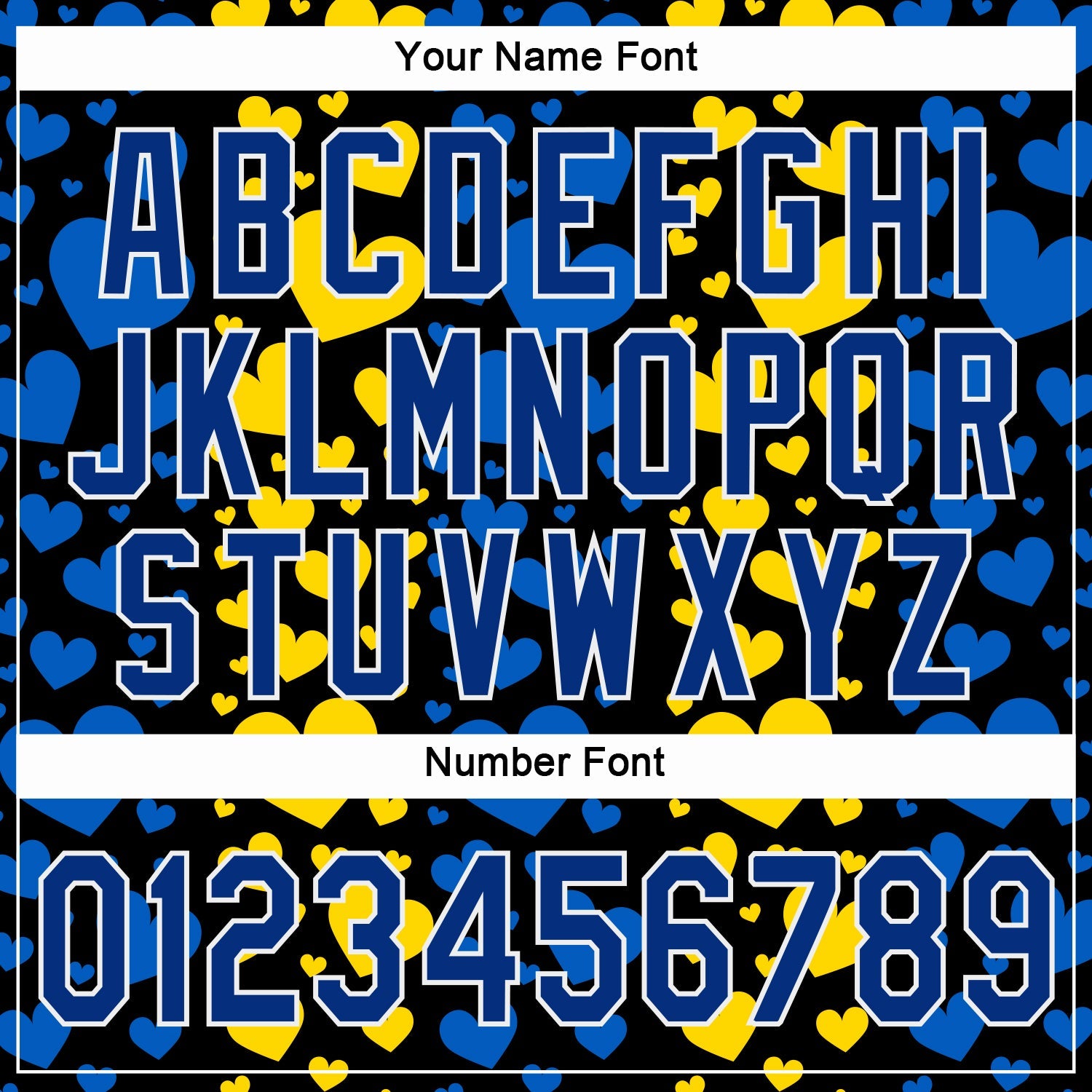 Custom 3D Pattern Design Hearts Painted In The Colors Of The Ukrainian Flag Authentic Baseball Jersey view 5