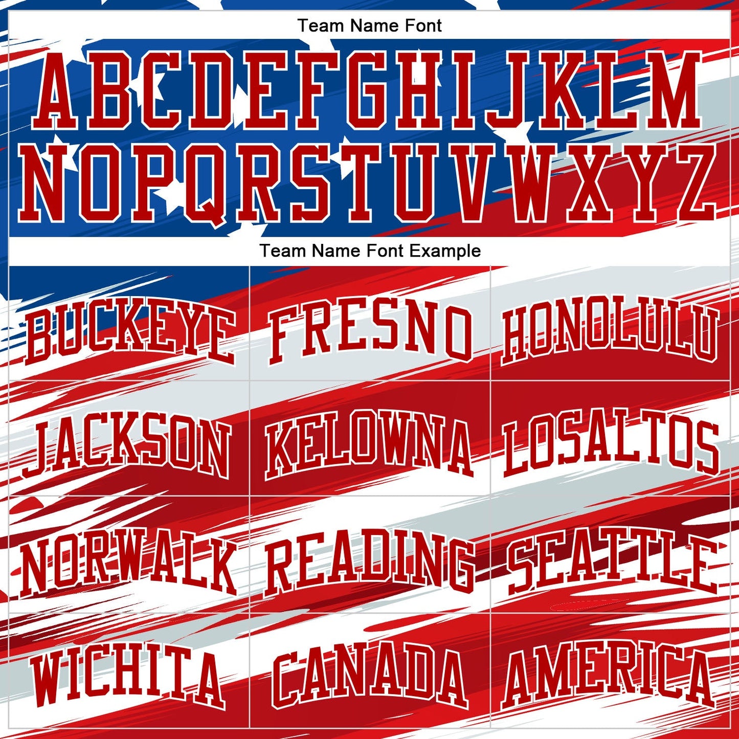 Custom Royal White-Red 3D American Flag Authentic Baseball Jersey view 4
