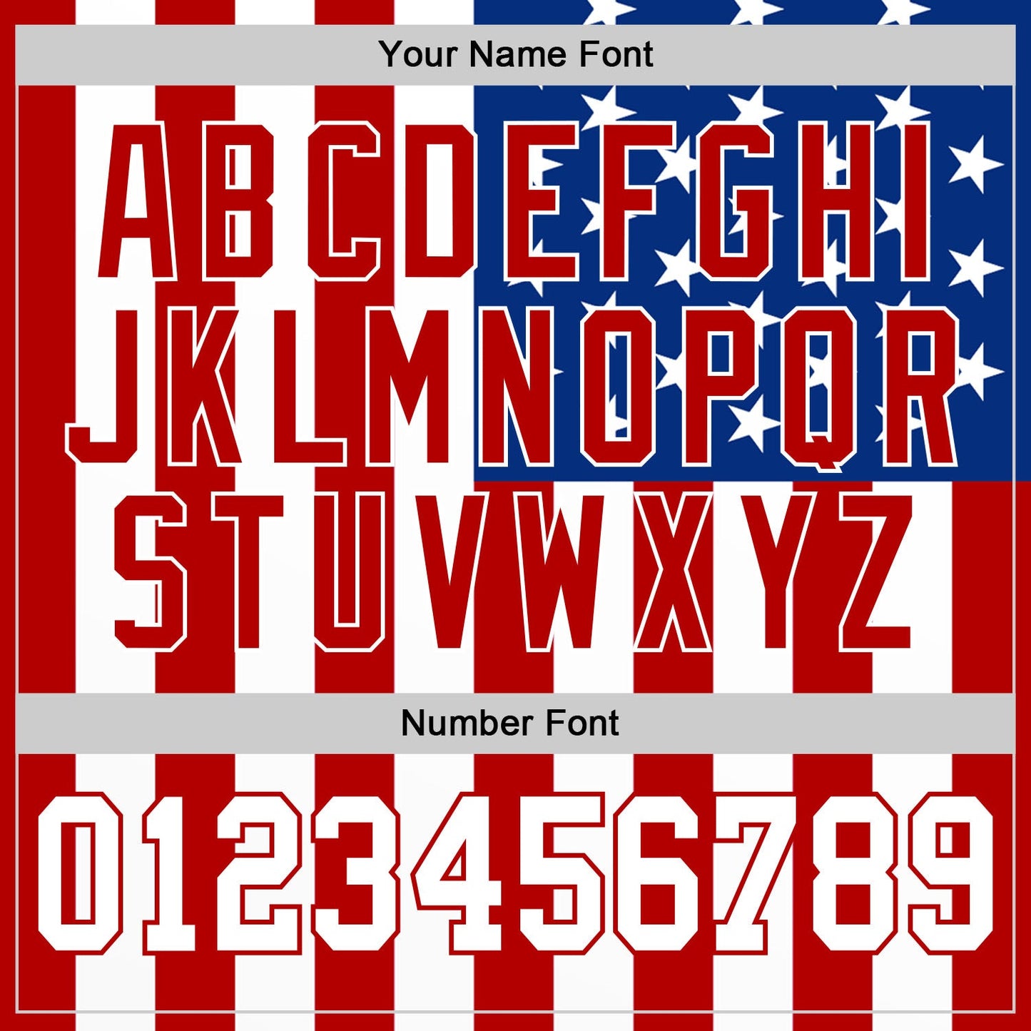 Custom White White-Red 3D American Flag Authentic Baseball Jersey view 5