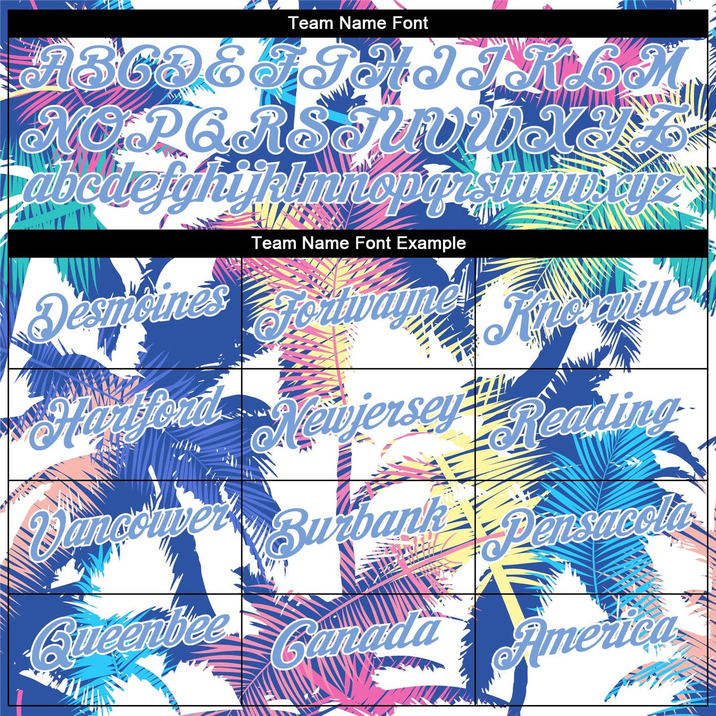 Custom 3D Pattern Design Hawaii Palm Trees Performance T-Shirt view 3