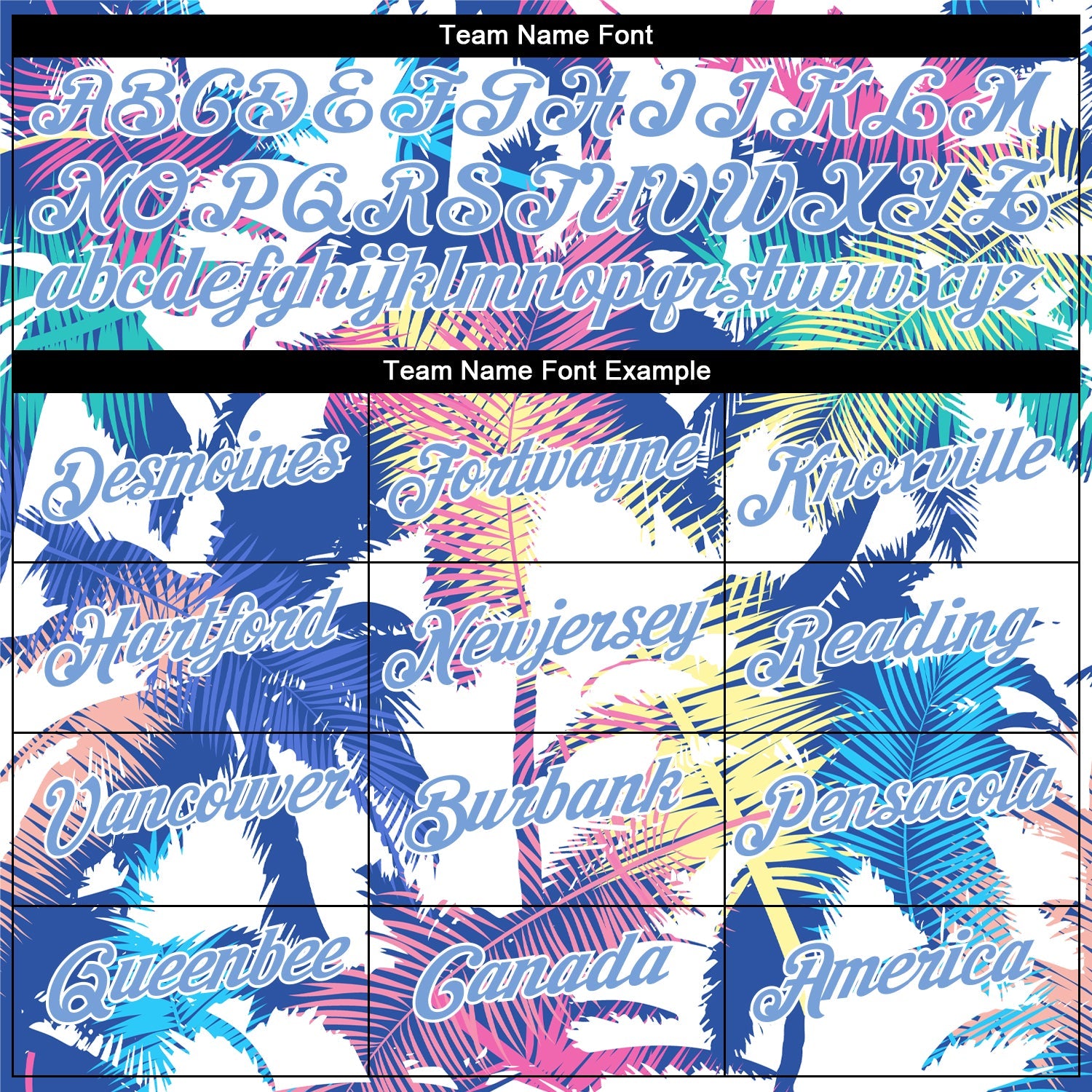 Custom 3D Pattern Design Hawaii Palm Trees Performance T-Shirt view 3