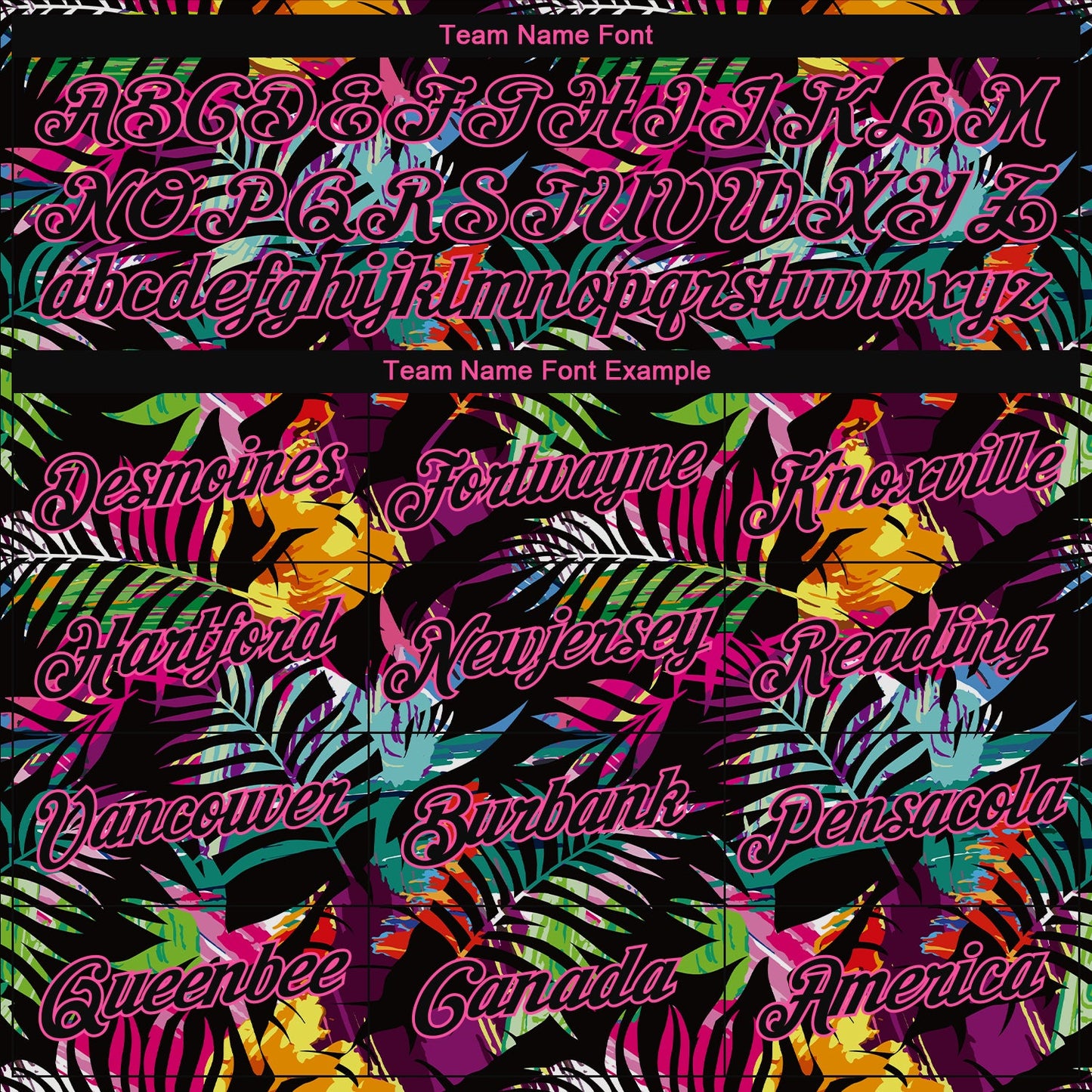 Custom 3D Pattern Design Tropical Hawaii Palm Leaves Performance T-Shirt view 3