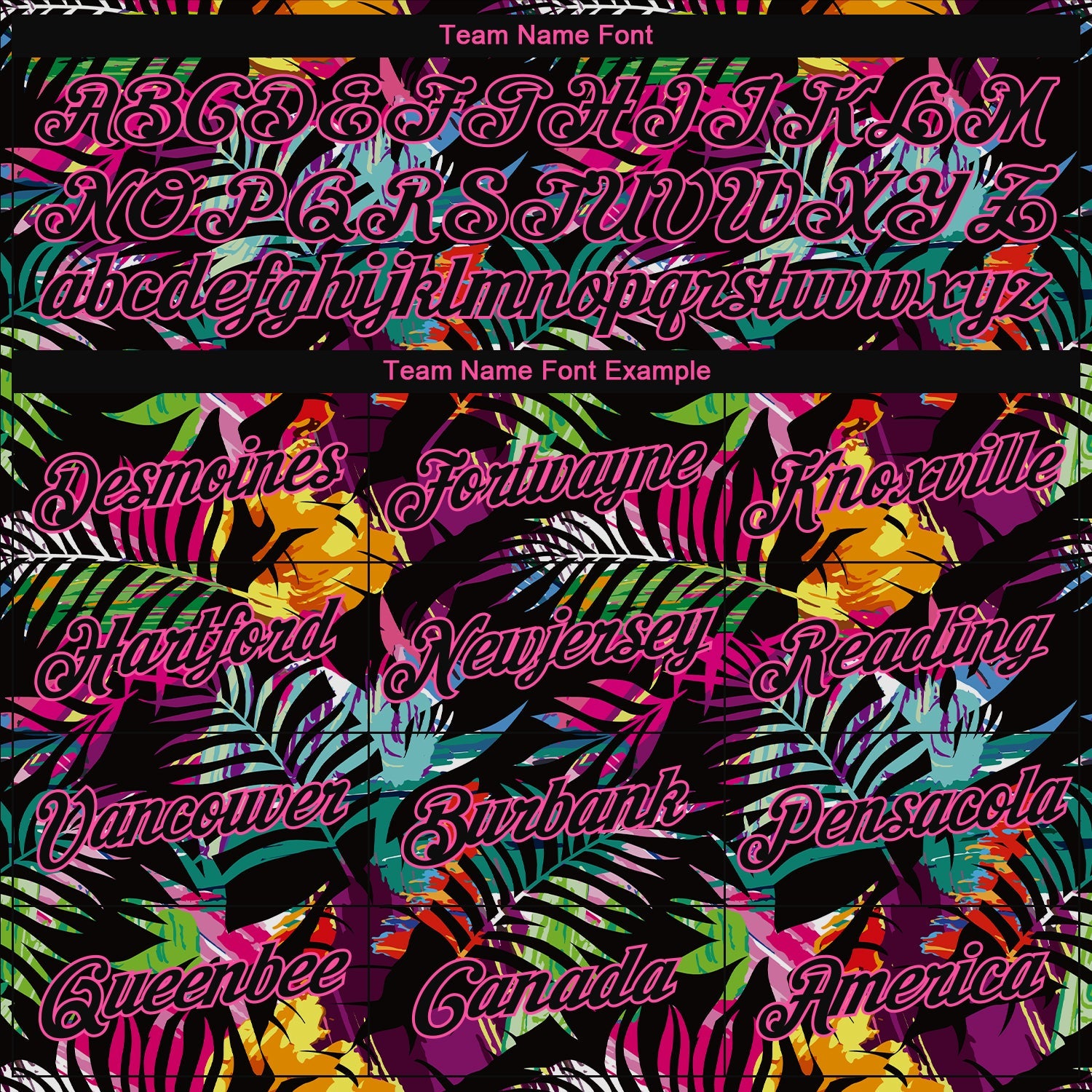 Custom 3D Pattern Design Tropical Hawaii Palm Leaves Performance T-Shirt view 3