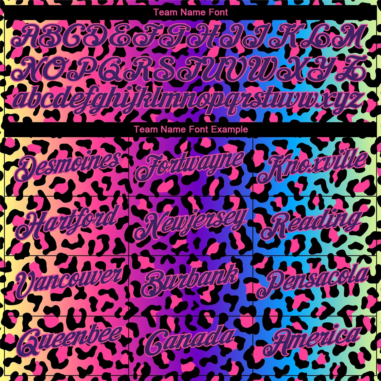 Custom 3D Pattern Design Leopard Performance T-Shirt view 3