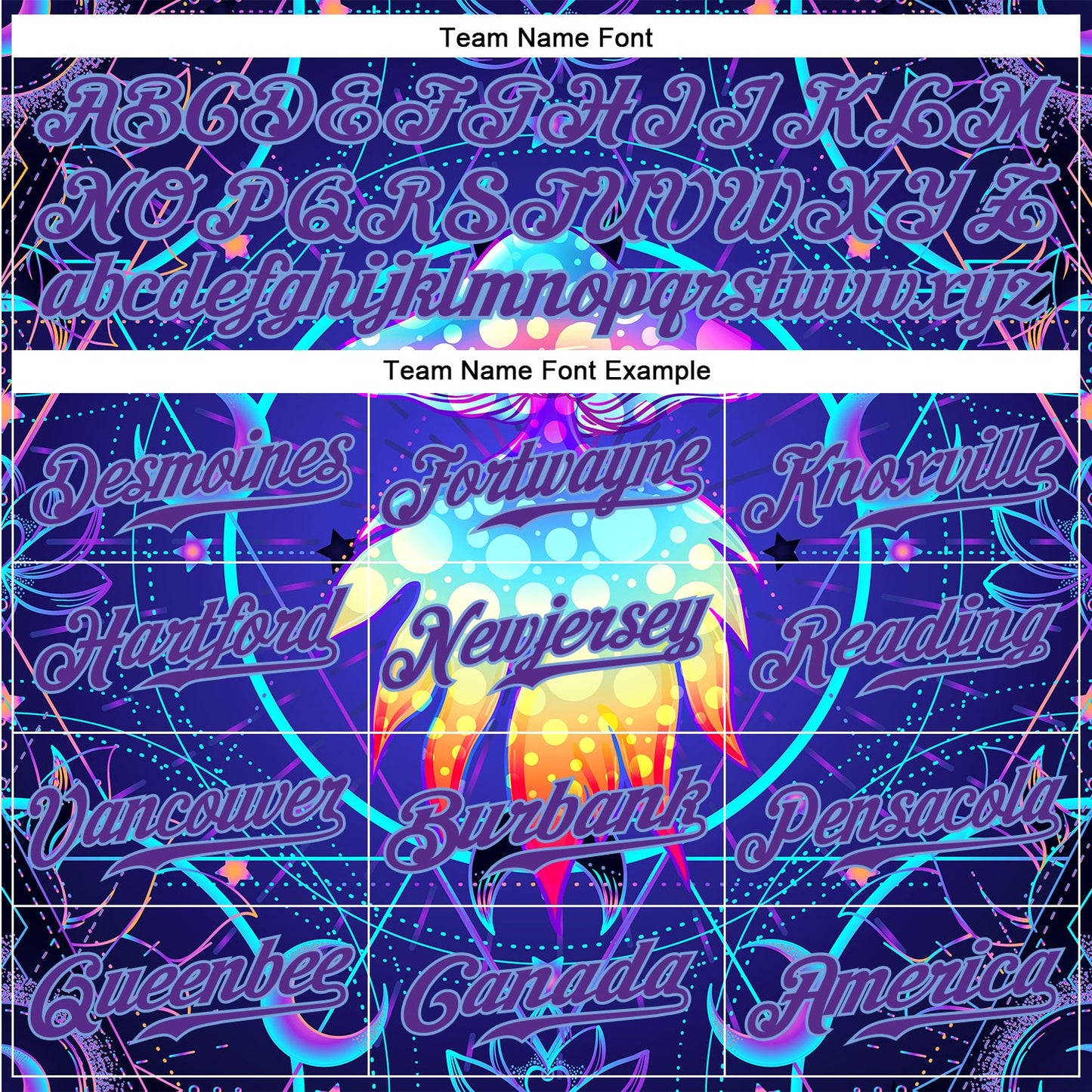 Custom 3D Pattern Design Magic Mushrooms Over Sacred Geometry Psychedelic Hallucination Authentic Baseball Jersey view 4