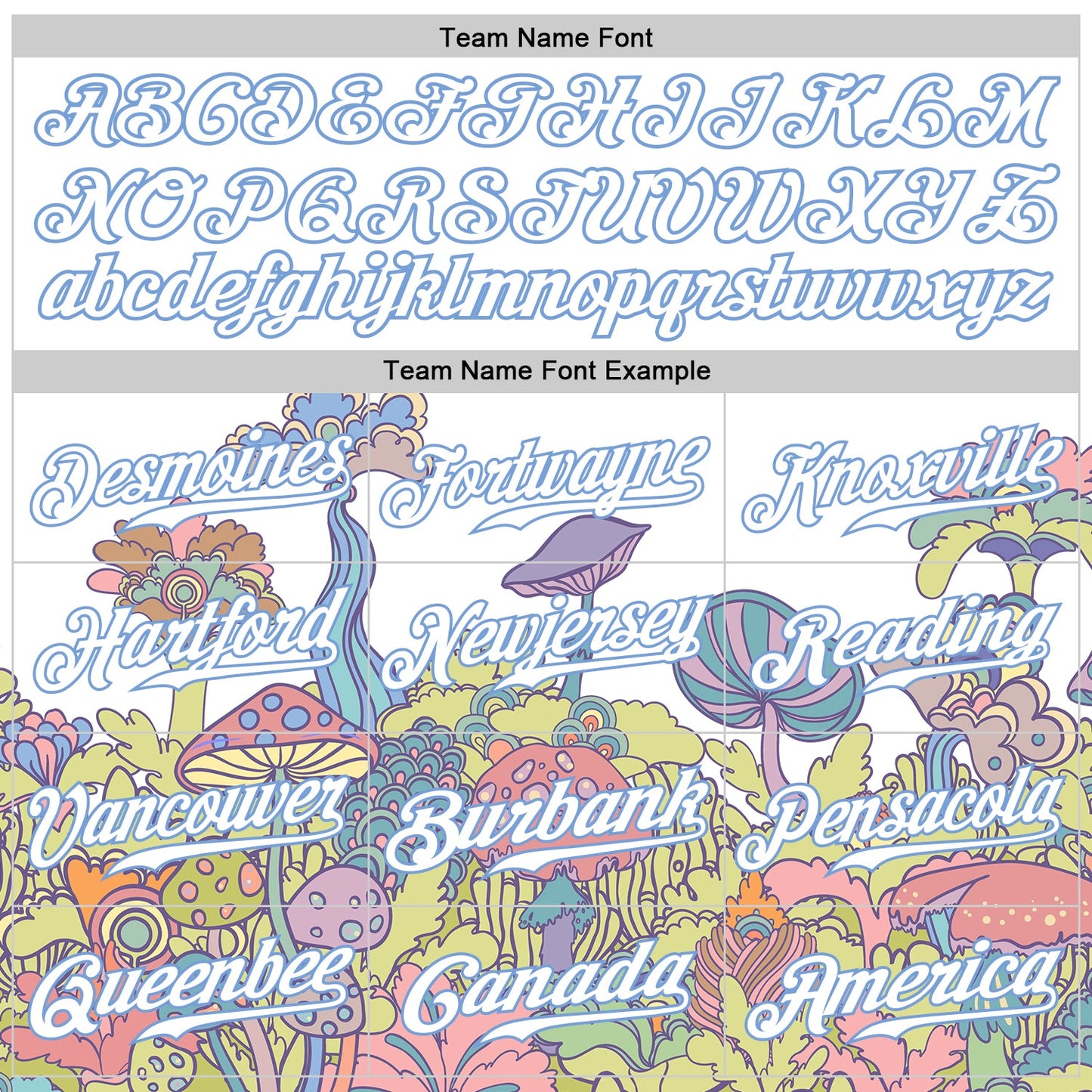 Custom 3D Pattern Design Colorful Flowers And Mushrooms Psychedelic Hallucination Authentic Baseball Jersey view 4