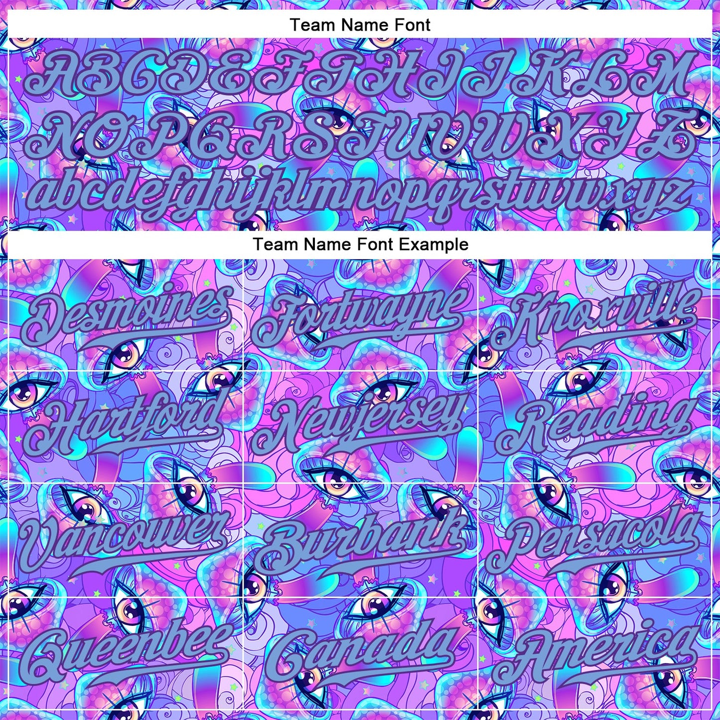 Custom 3D Pattern Design Magic Mushrooms Psychedelic Hallucination Authentic Baseball Jersey view 4