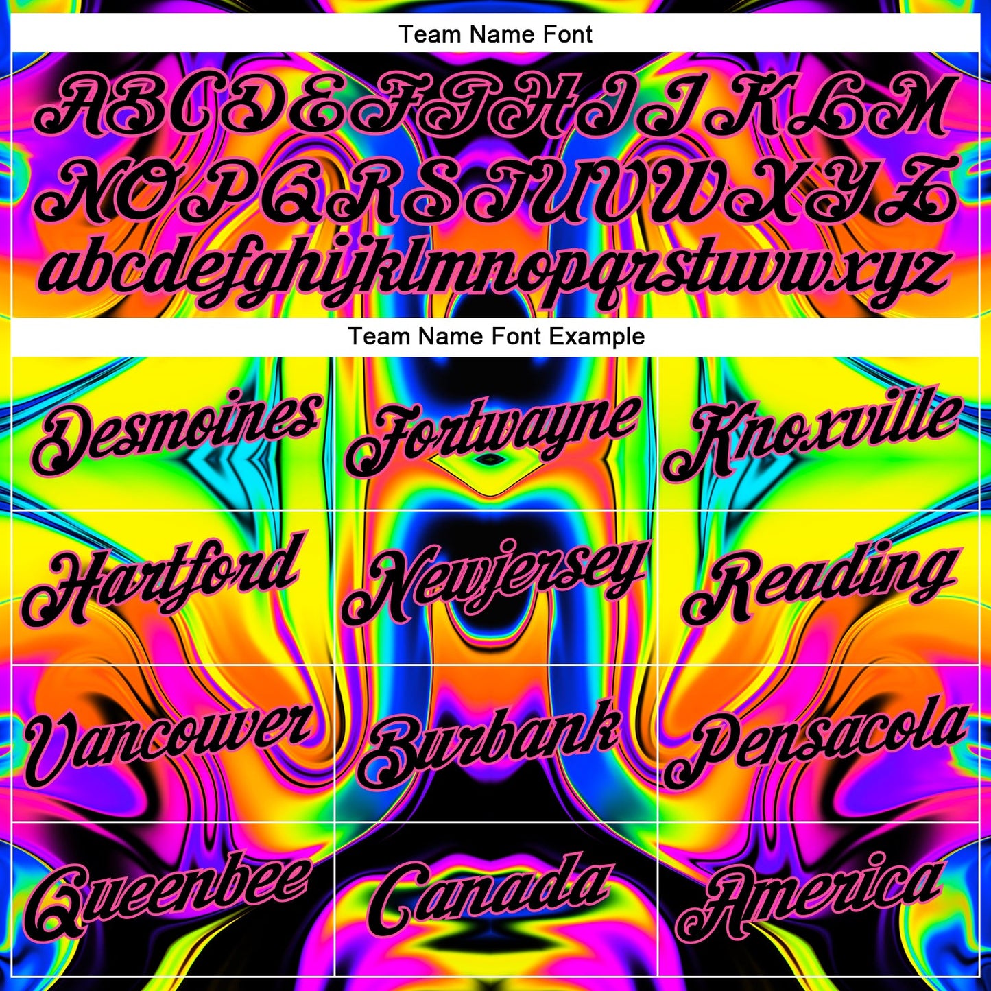 Custom 3D Pattern Design Abstract Iridescent Psychedelic Swirl Fluid Art Performance T-Shirt view 3