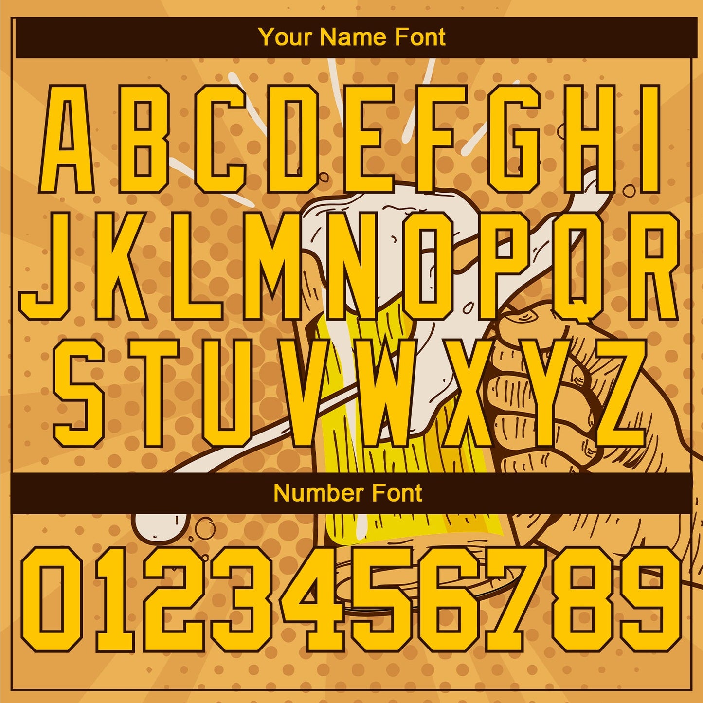 Custom 3D Pattern Design Let's Drink Authentic Baseball Jersey view 5