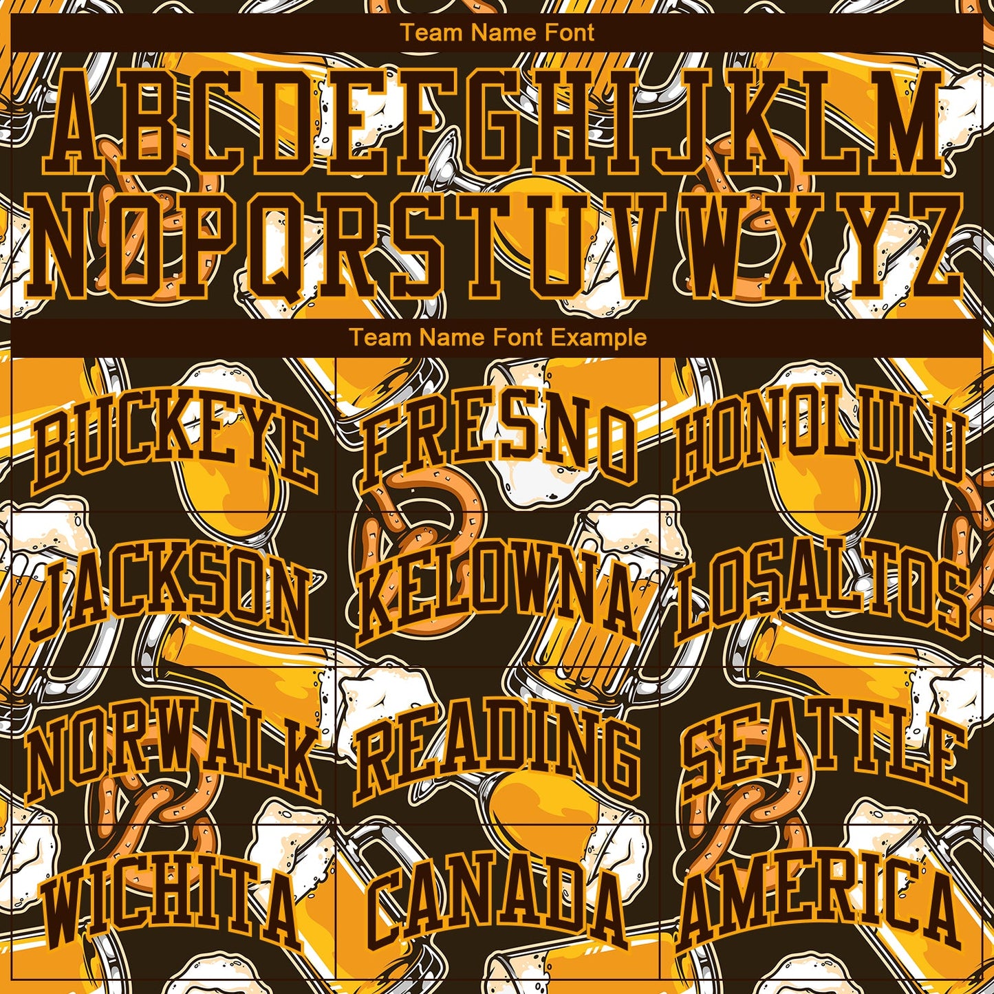 Custom 3D Pattern Design Beer Authentic Baseball Jersey view 4