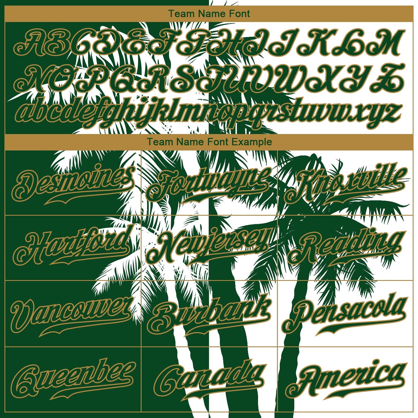 Custom 3D Pattern Design Hawaii Coconut Trees Authentic Baseball Jersey view 4