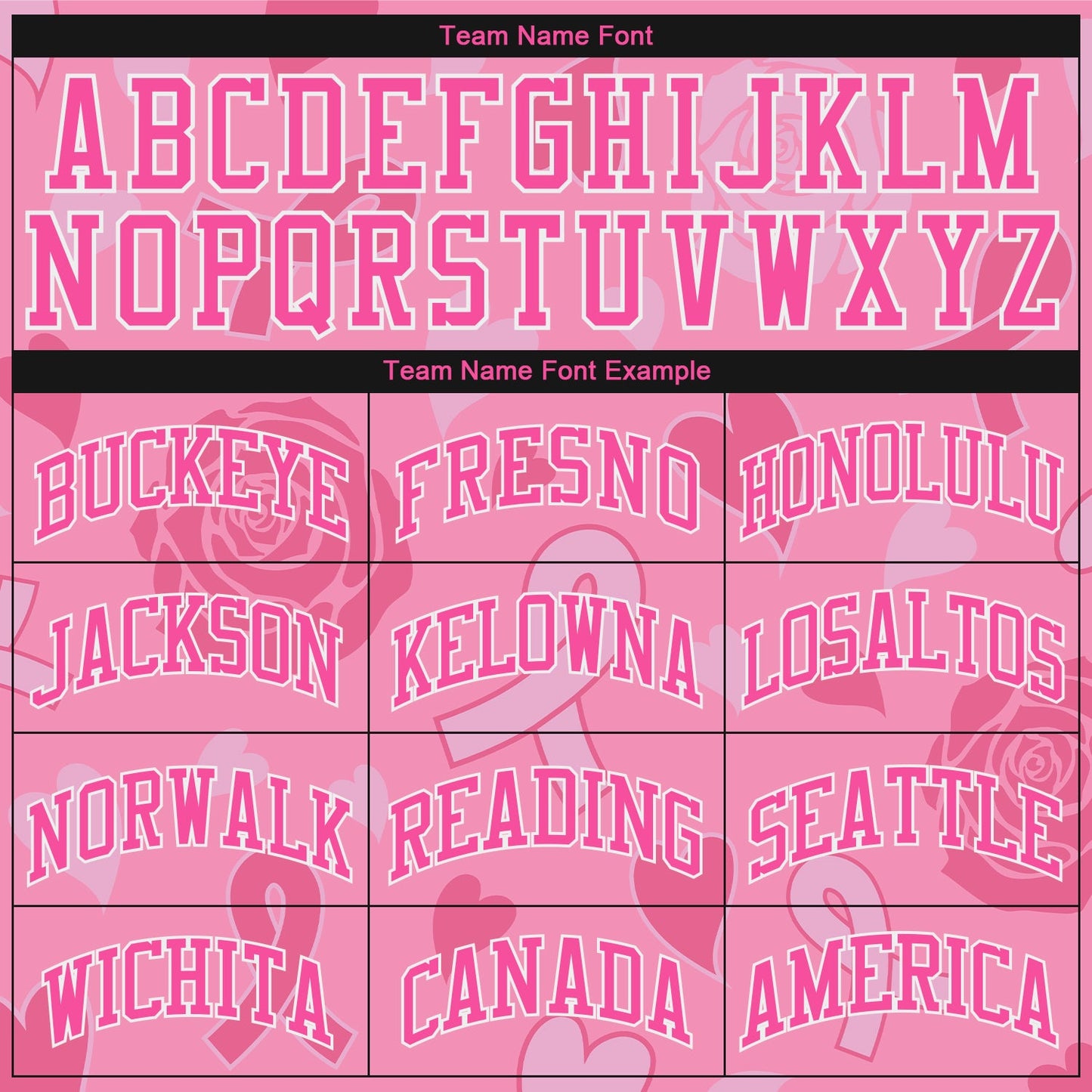Custom 3D Pink Ribbon Breast Cancer Awareness Month Women Health Care Support Authentic Baseball Jersey view 4