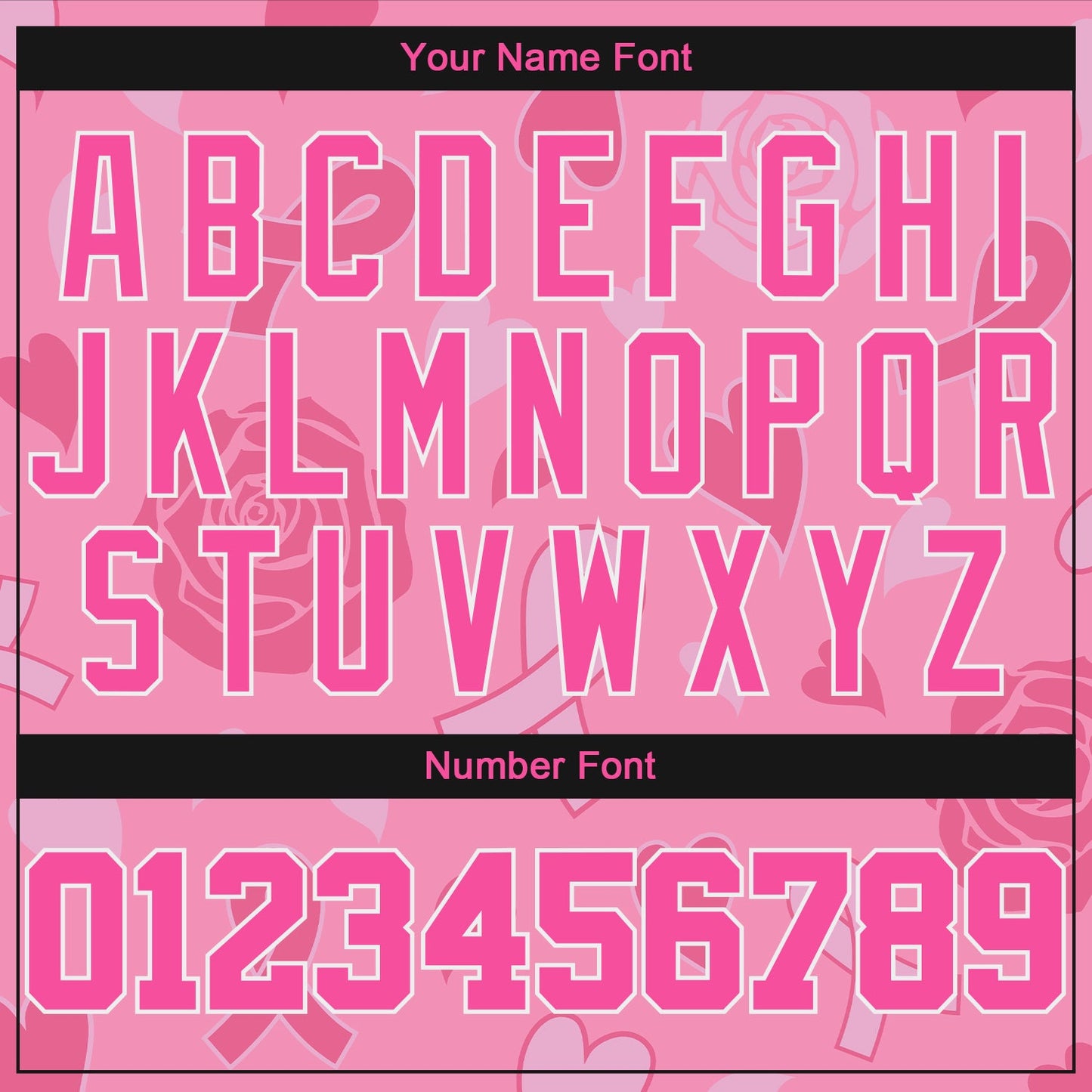 Custom 3D Pink Ribbon Breast Cancer Awareness Month Women Health Care Support Authentic Baseball Jersey view 5