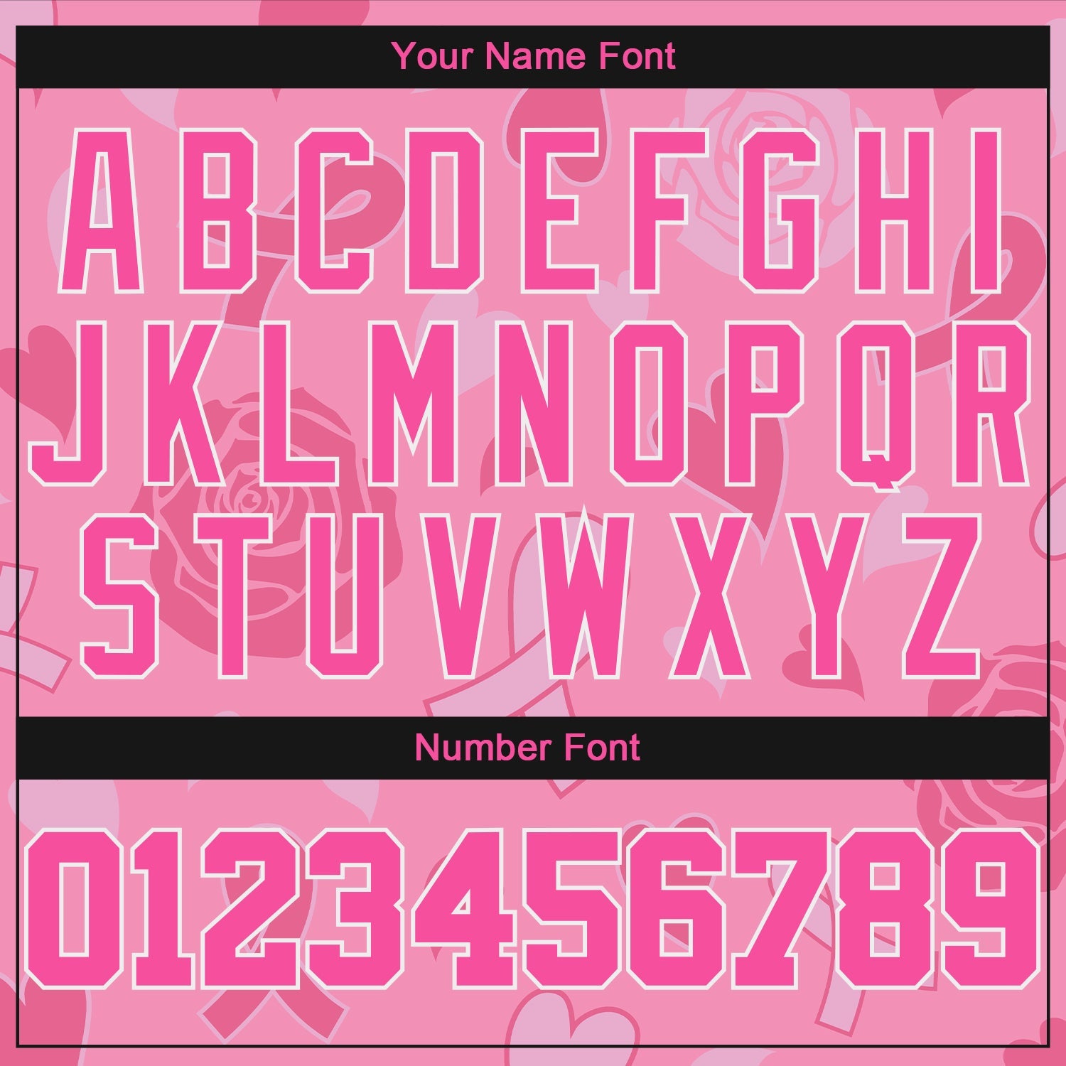 Custom 3D Pink Ribbon Breast Cancer Awareness Month Women Health Care Support Authentic Baseball Jersey view 5