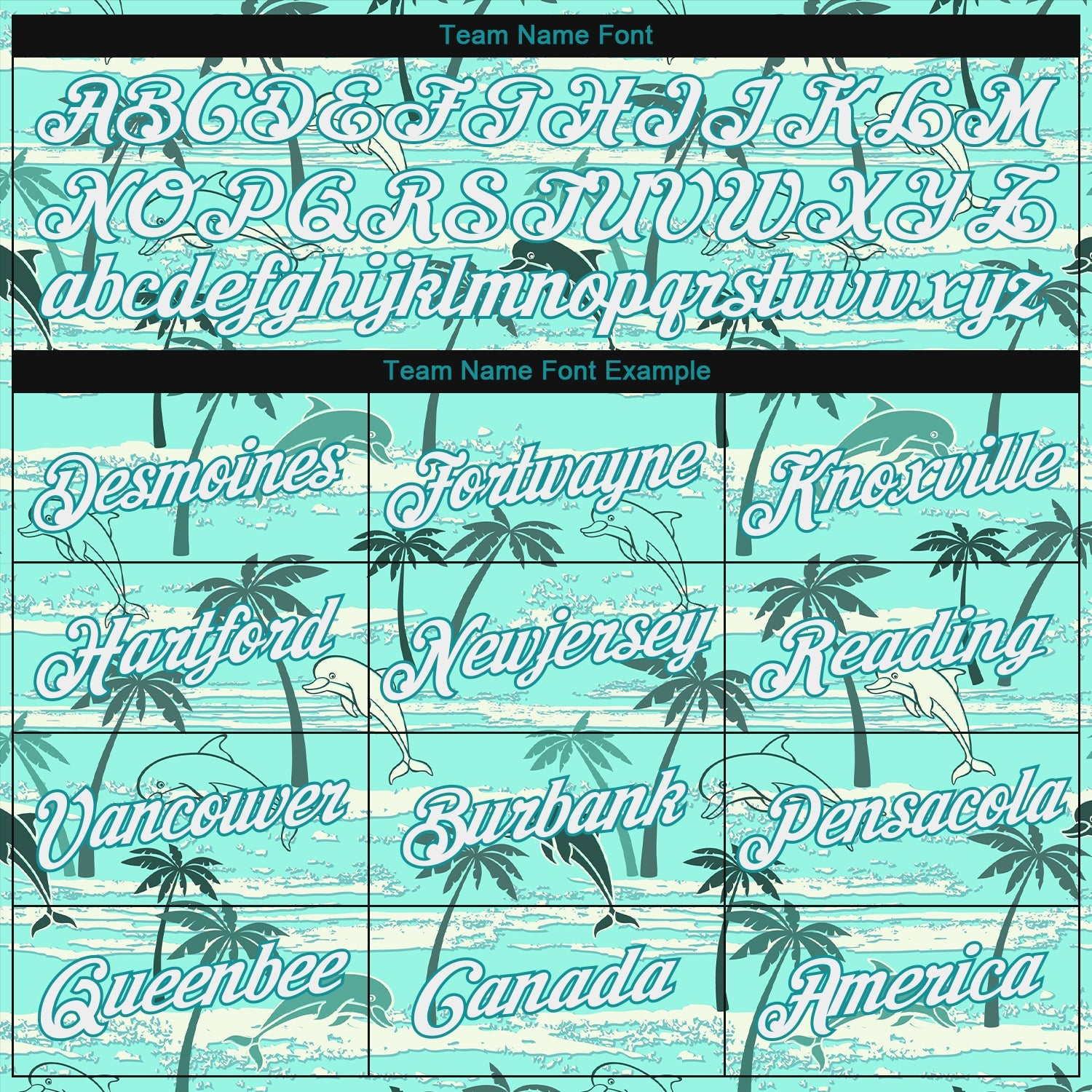 Custom Stitched Aqua White 3D Pattern Design Hawaii Palm Trees Sports Pullover Sweatshirt Hoodie view 3