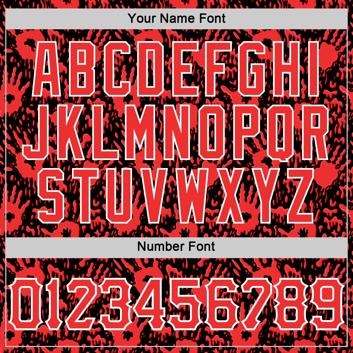 Custom Black Red-White 3D Halloween Horror Night Trick Treat Party Costume Ideas Sports Pullover Sweatshirt Hoodie view 4