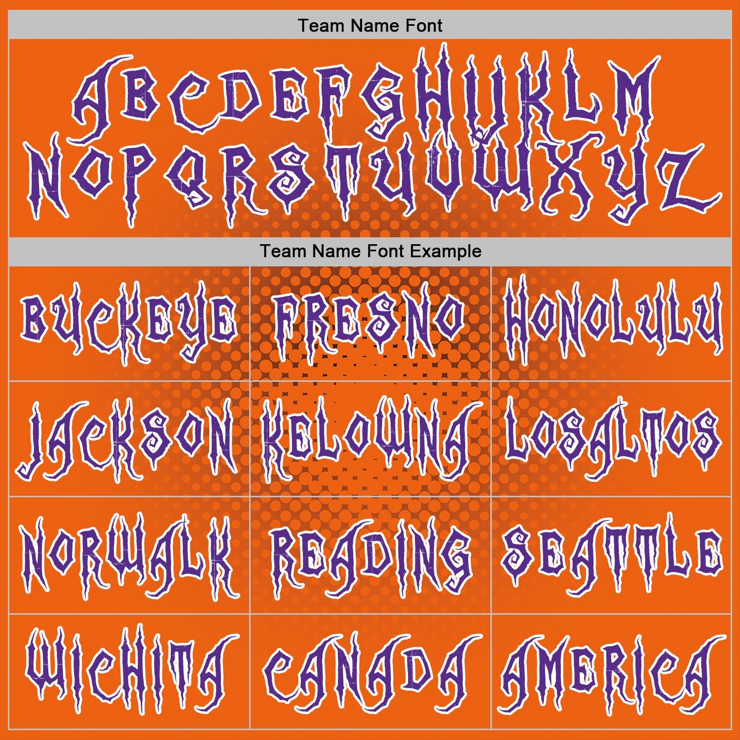 Custom Purple Orange-White 3D Halloween Pumpkin Doodle Party Costume Ideas Sports Pullover Sweatshirt Hoodie view 3