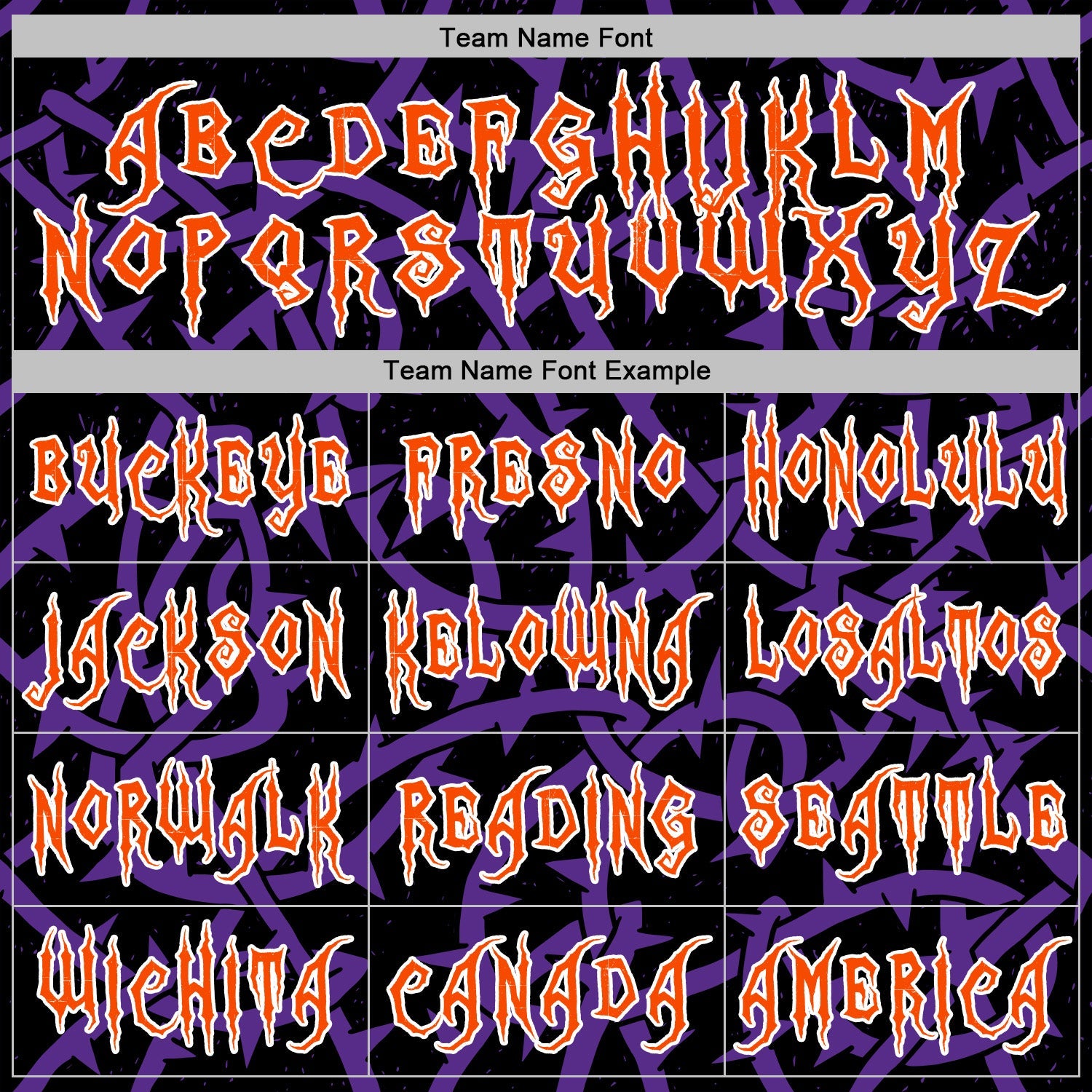 Custom Black Orange Purple-White 3D Halloween Skull Pumpkin Party Costume Ideas Sports Pullover Sweatshirt Hoodie view 3