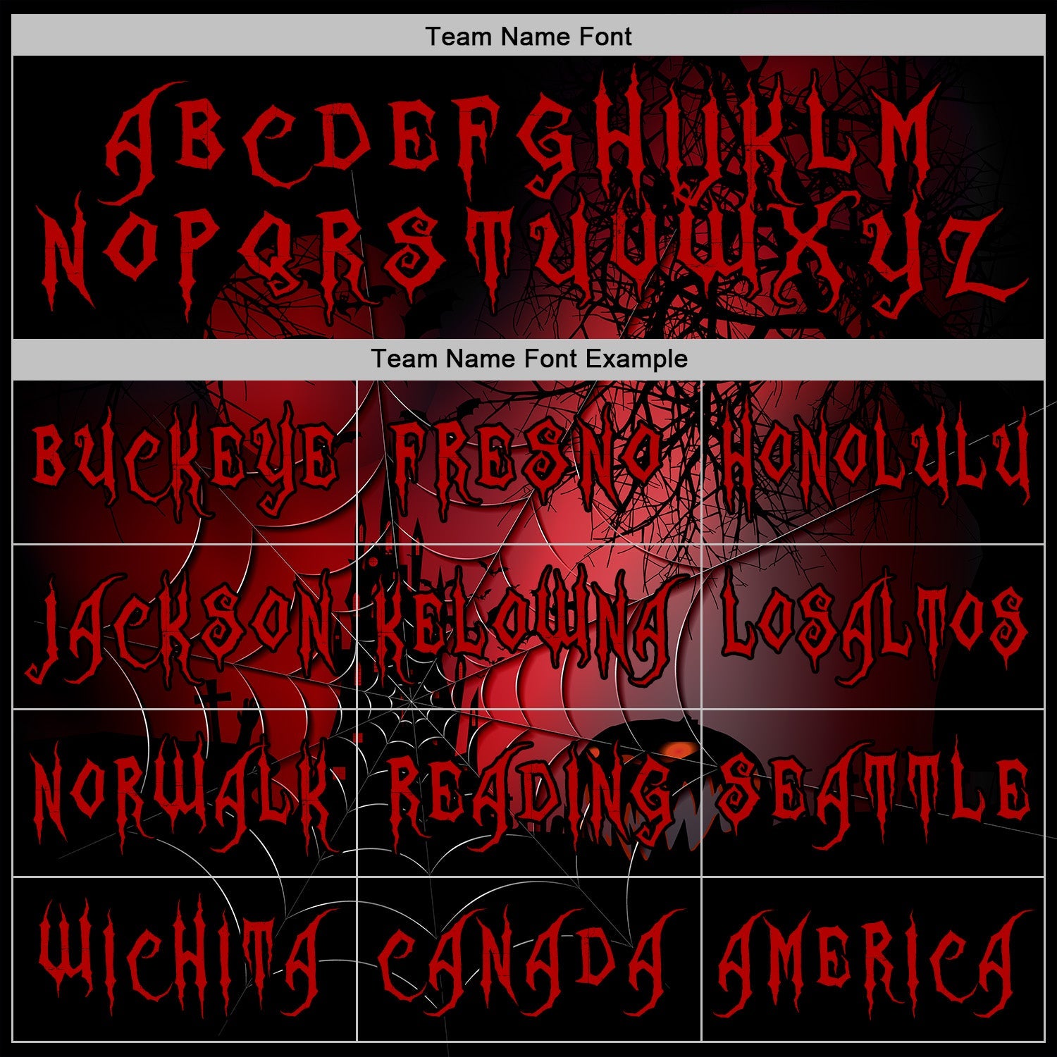Custom Black Red 3D Halloween Spider Net Spooky Party Costume Ideas Sports Pullover Sweatshirt Hoodie view 3