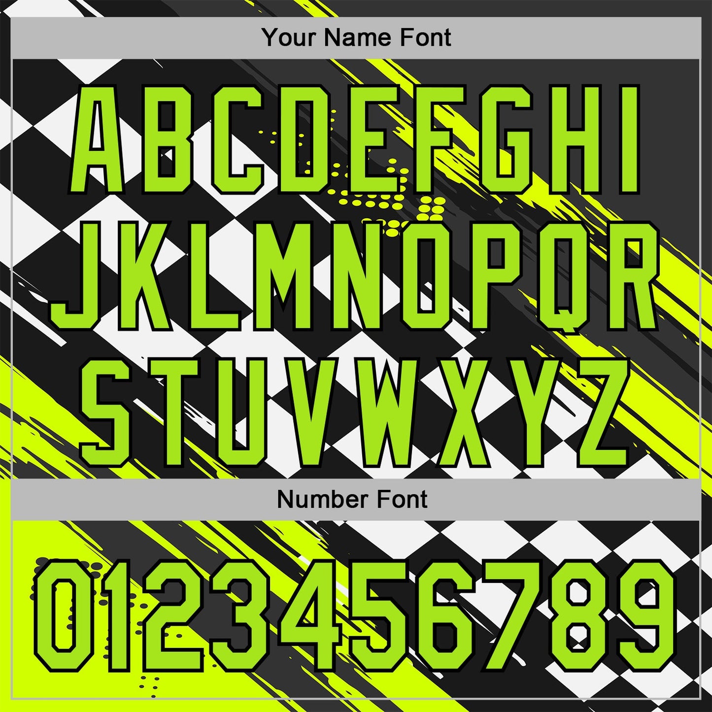 Custom Black Neon Green-White 3D Pattern Design Formula Auto Car Racing Motorsport Sports Pullover Sweatshirt Hoodie view 4