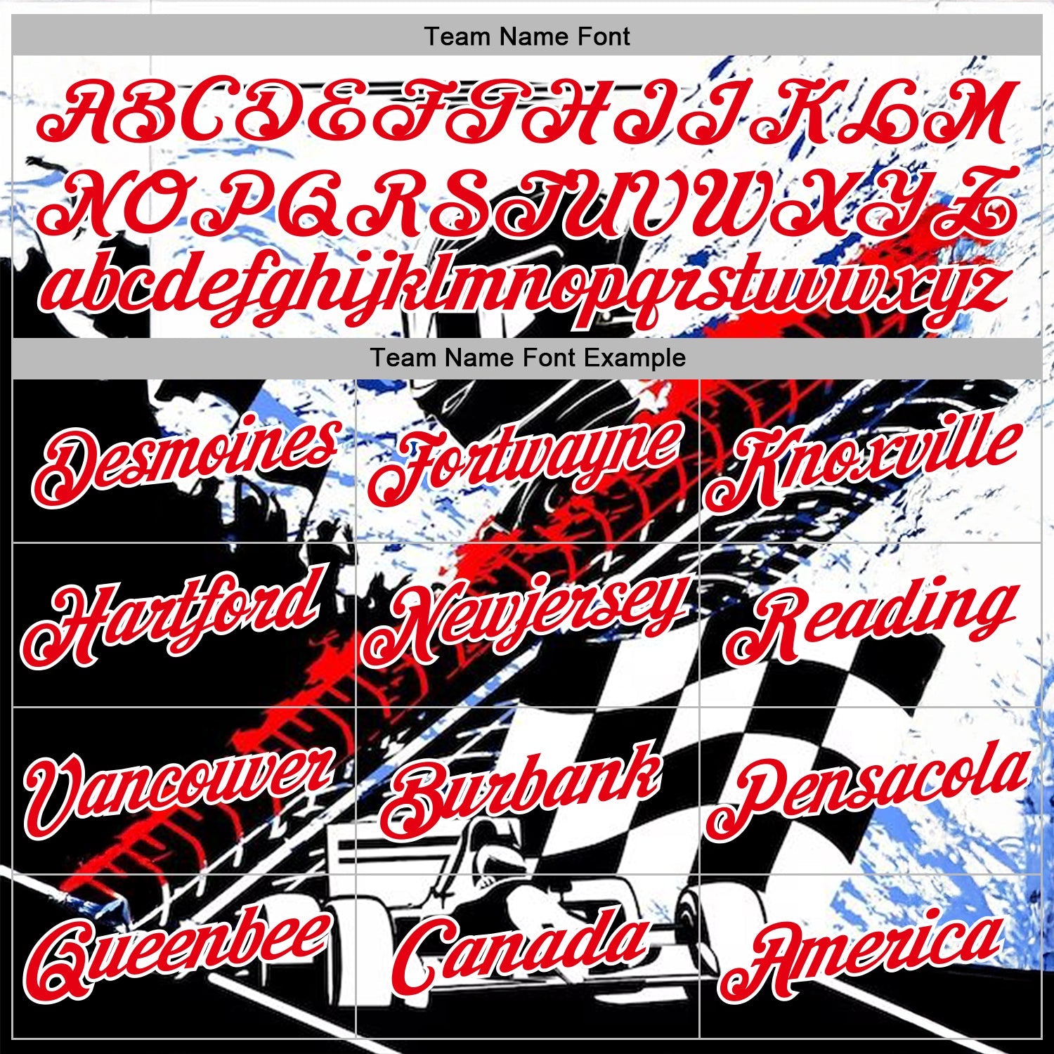 Custom Black Fire Red-White 3D Pattern Design Formula Auto Car Racing Motorsport Sports Pullover Sweatshirt Hoodie view 3