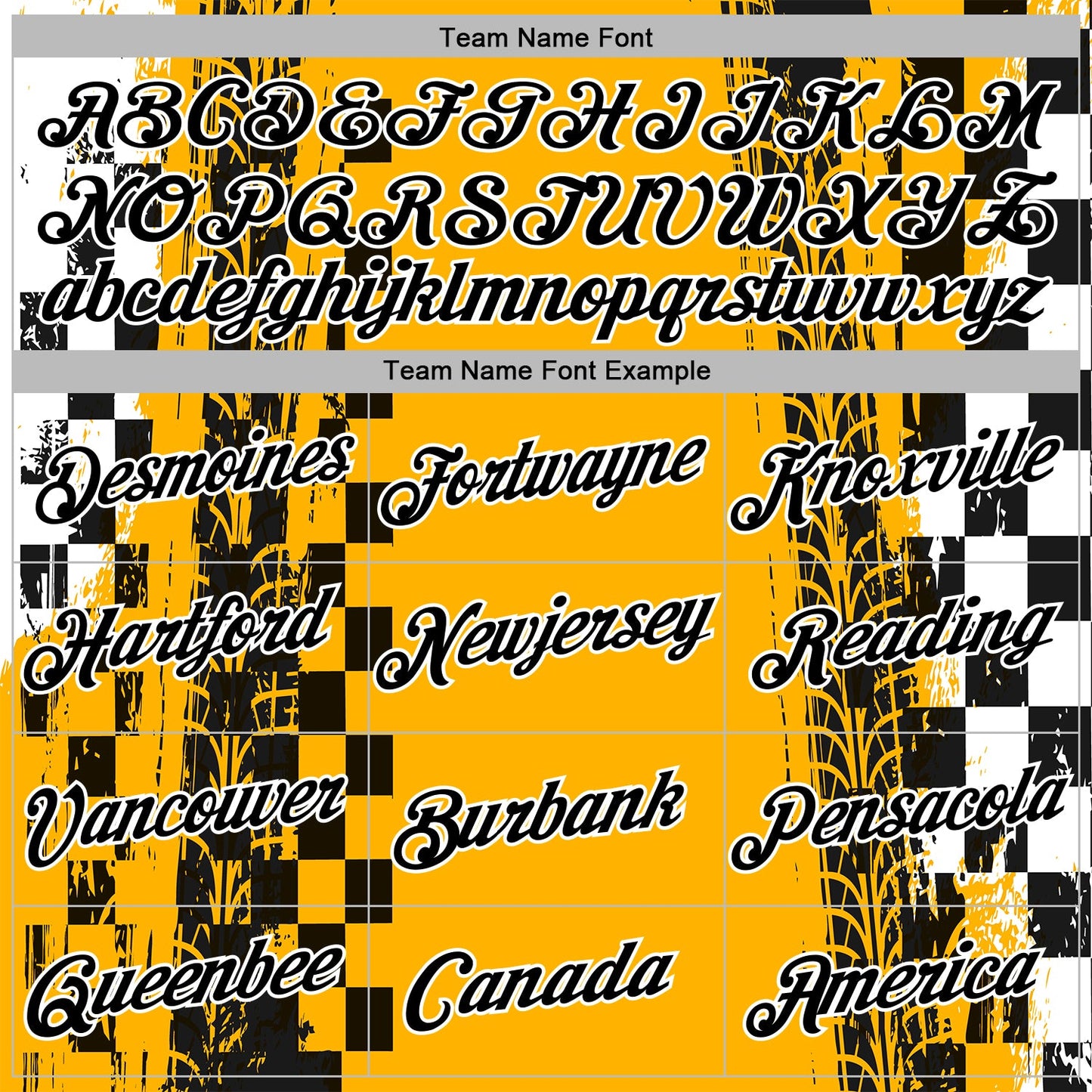 Custom Yellow Black-White 3D Pattern Design Formula Auto Car Racing Motorsport Sports Pullover Sweatshirt Hoodie view 3