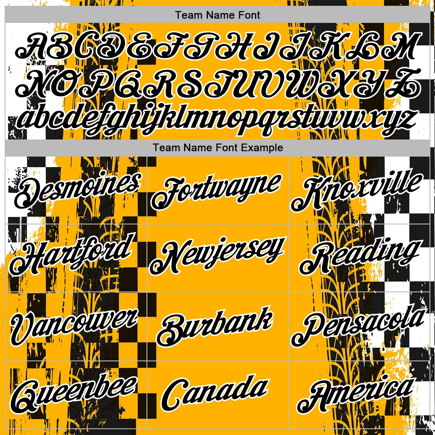 Custom Yellow Black-White 3D Pattern Design Formula Auto Car Racing Motorsport Sports Pullover Sweatshirt Hoodie view 3