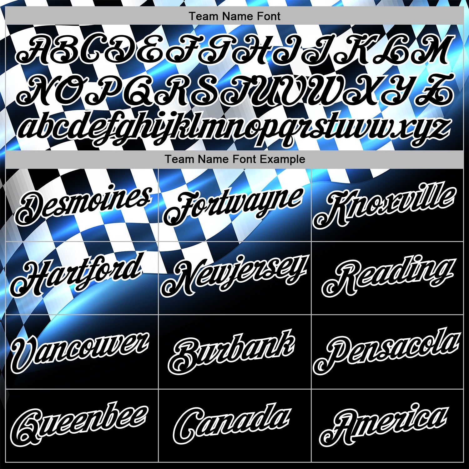 Custom Black Blue-White 3D Pattern Design Formula Auto Car Racing Motorsport Sports Pullover Sweatshirt Hoodie view 3