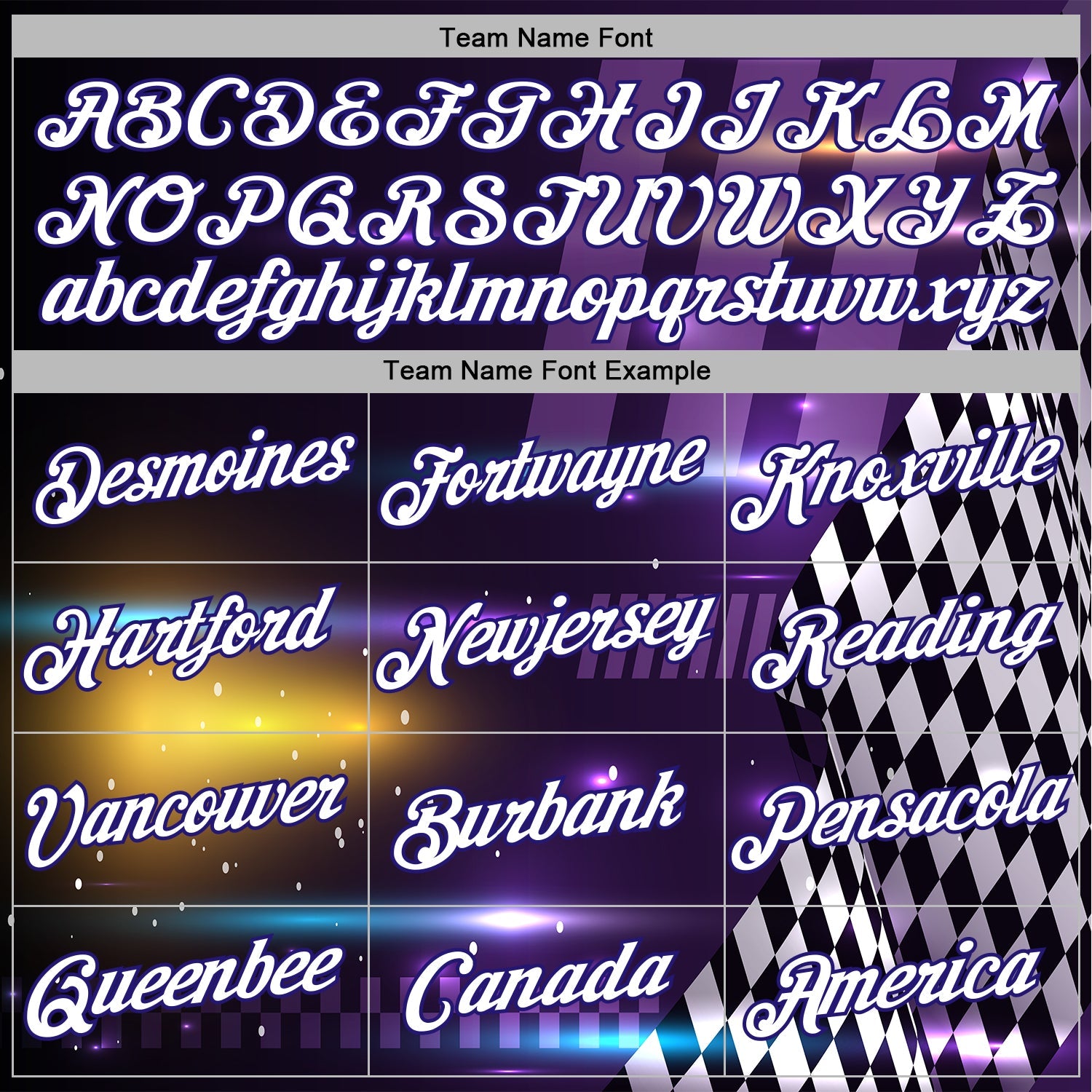 Custom Purple White Dark Purple-Black 3D Pattern Design Formula Auto Car Racing Motorsport Sports Pullover Sweatshirt Hoodie view 3