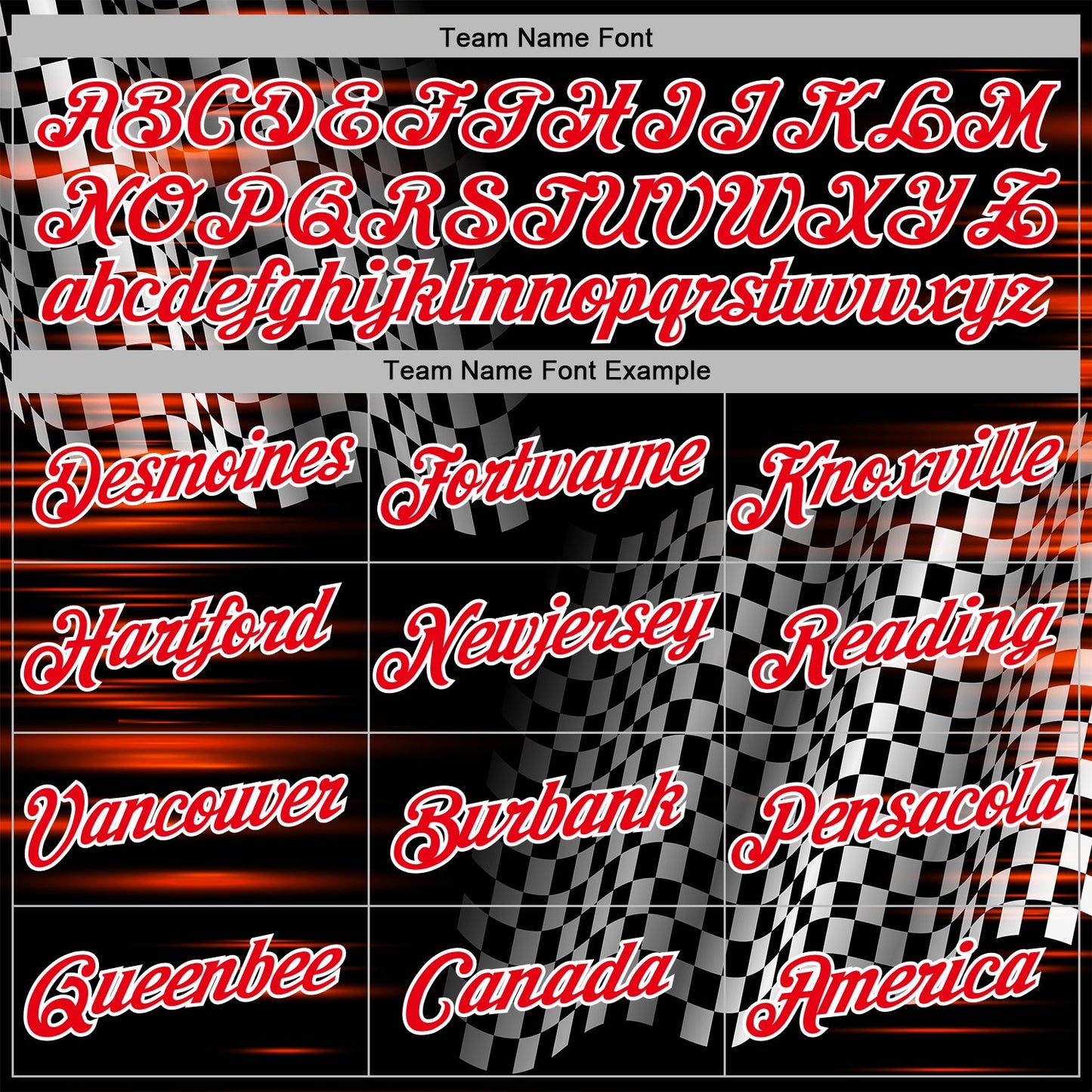 Custom Black Fire Red-White 3D Pattern Design Formula Auto Car Racing Motorsport Sports Pullover Sweatshirt Hoodie view 3