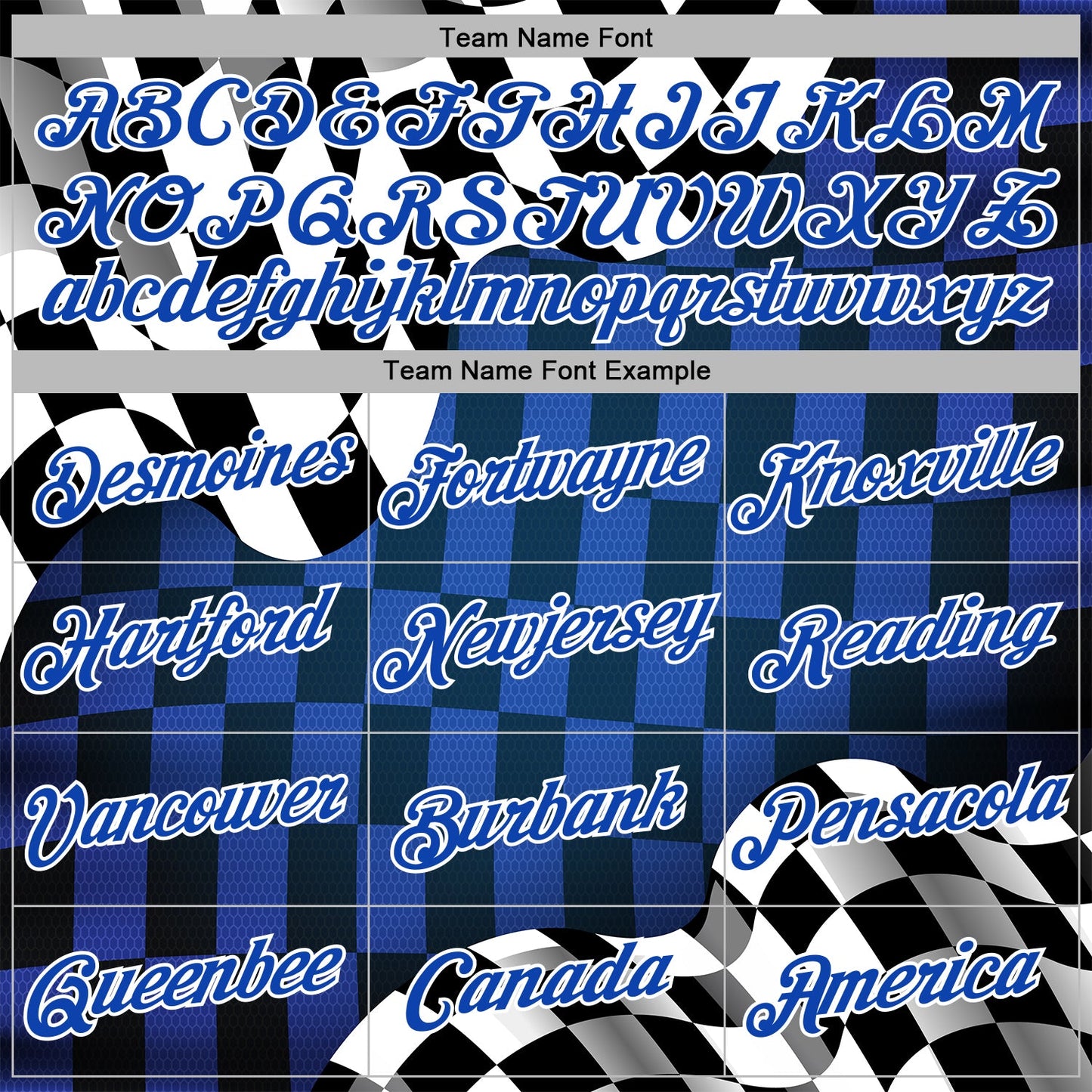 Custom Black Thunder Blue-White 3D Pattern Design Formula Auto Car Racing Motorsport Sports Pullover Sweatshirt Hoodie view 3