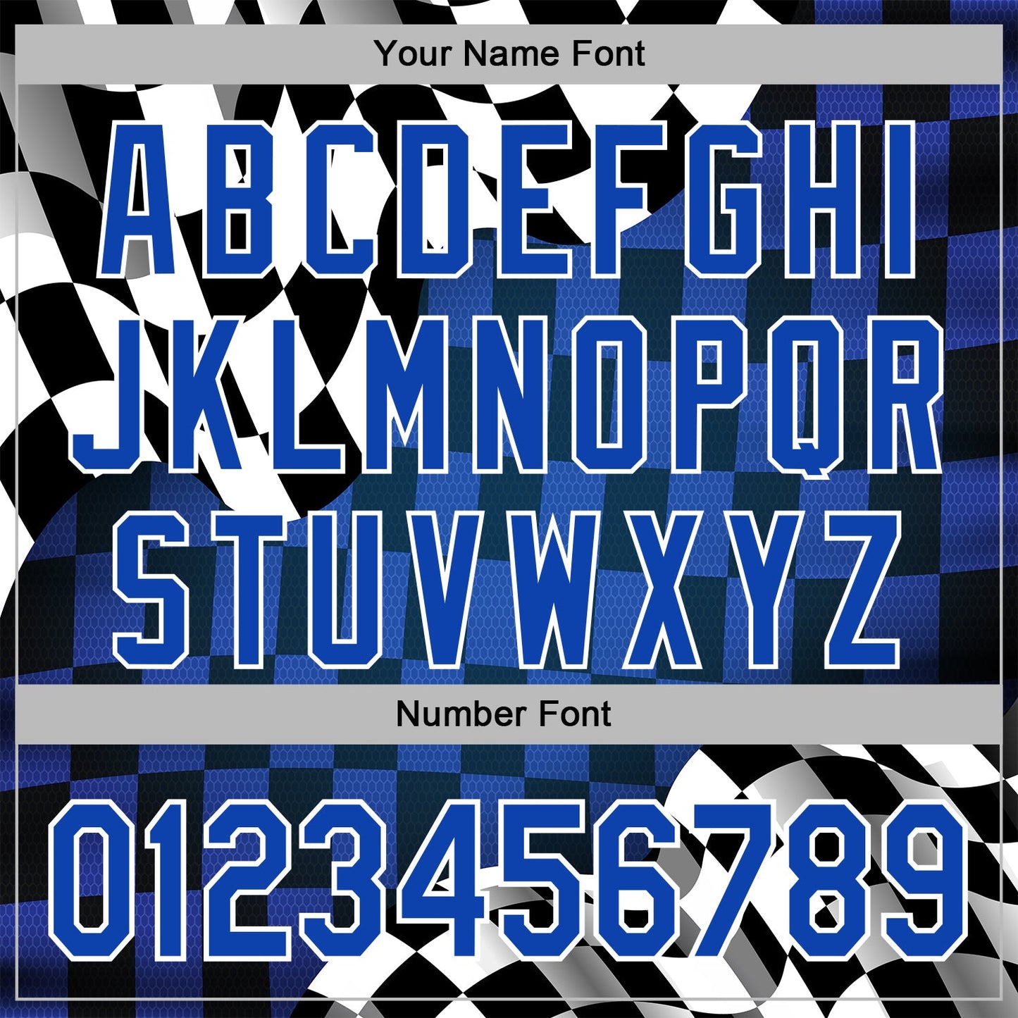 Custom Black Thunder Blue-White 3D Pattern Design Formula Auto Car Racing Motorsport Sports Pullover Sweatshirt Hoodie view 4