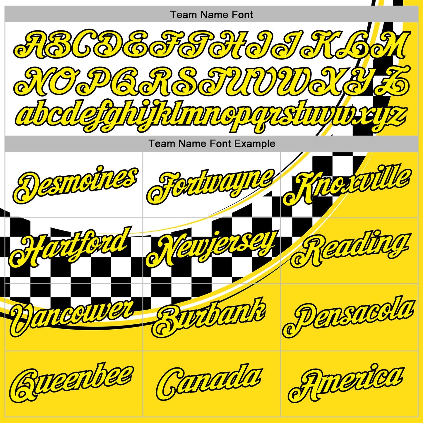 Custom White Light Yellow-Black 3D Pattern Design Formula Auto Car Racing Motorsport Sports Pullover Sweatshirt Hoodie view 3