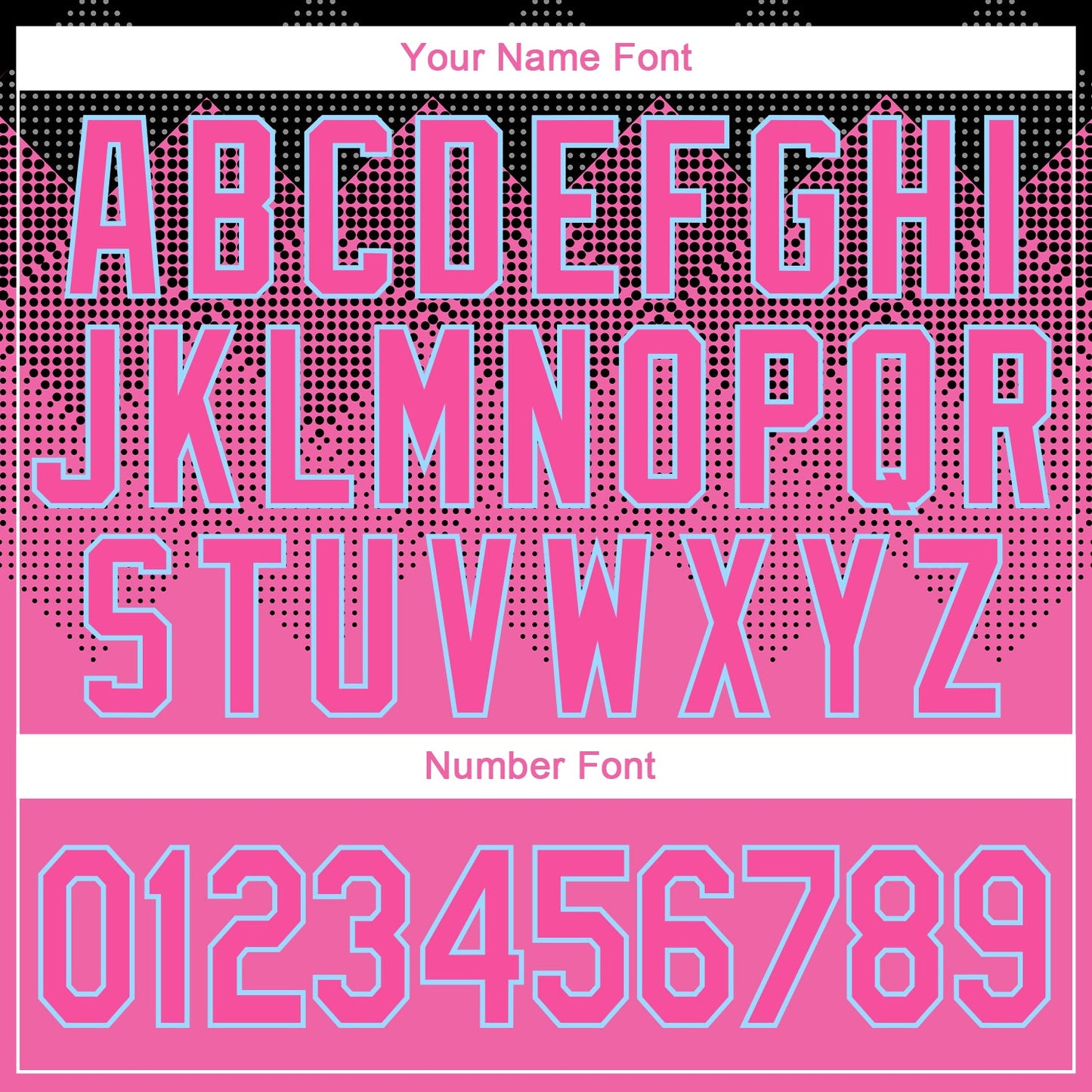 Custom Stitched Pink Pink Black-Light Blue 3D Pattern Design Sports Pullover Sweatshirt Hoodie view 4