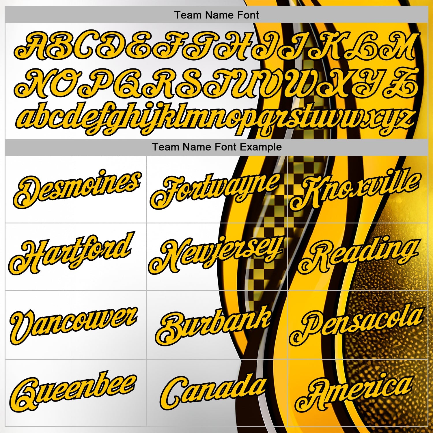 Custom White Yellow-Black 3D Pattern Design Formula Auto Car Racing Motorsport Sports Pullover Sweatshirt Hoodie view 3