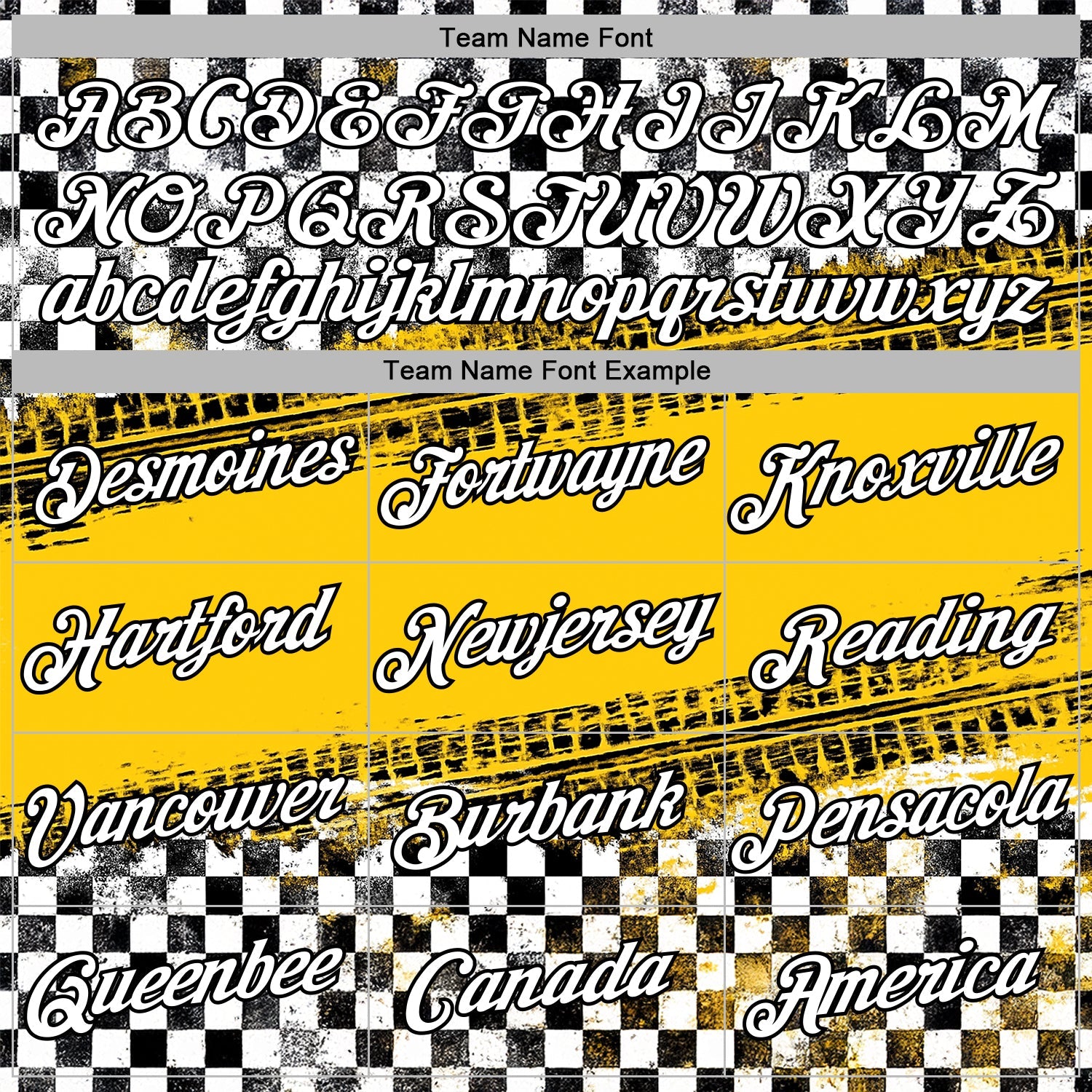 Custom Black White-Yellow 3D Pattern Design Formula Auto Car Racing Motorsport Sports Pullover Sweatshirt Hoodie view 3