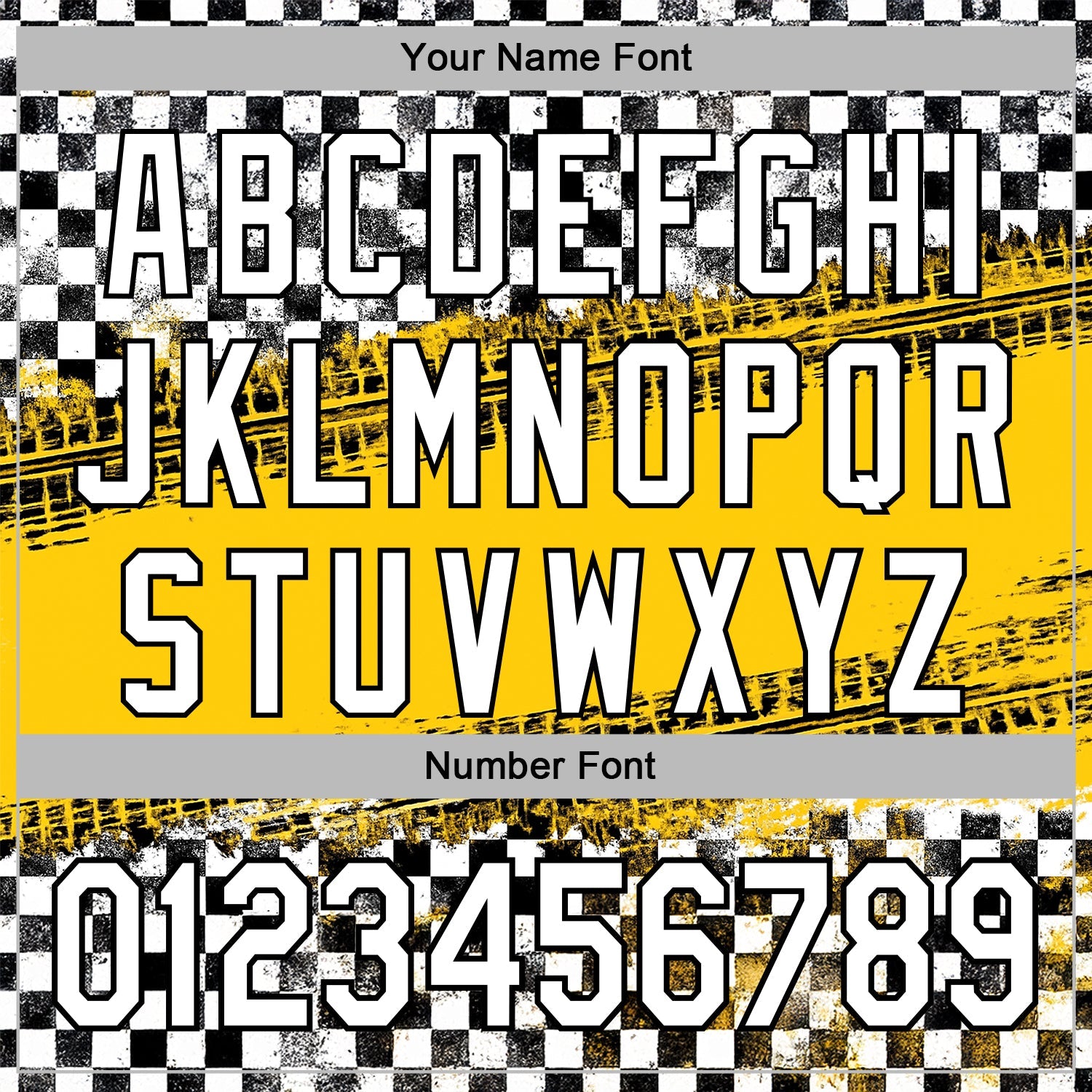 Custom Black White-Yellow 3D Pattern Design Formula Auto Car Racing Motorsport Sports Pullover Sweatshirt Hoodie view 4