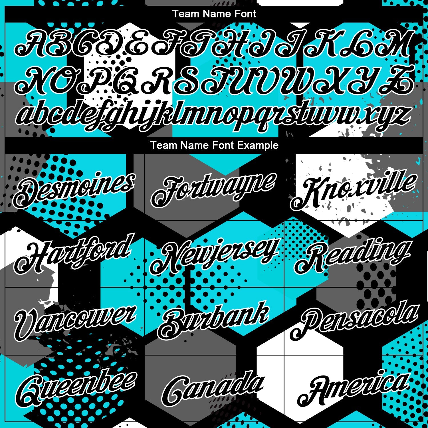 Custom Stitched Aqua Black-White 3D Pattern Design Sports Pullover Sweatshirt Hoodie view 3