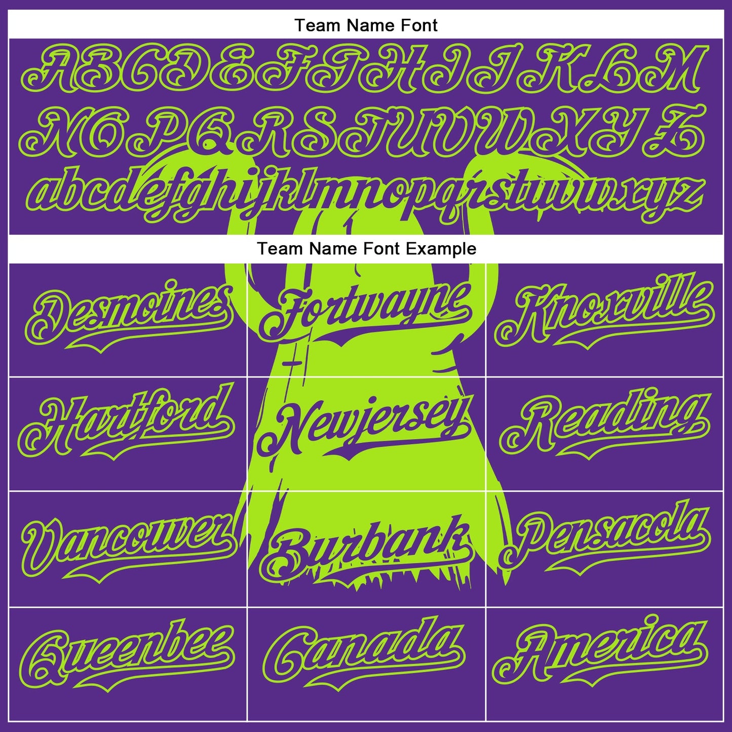 Custom Purple Neon Green Pinstripe Neon Green 3D Halloween Spooky Party Costume Ideas Authentic Baseball Jersey view 4