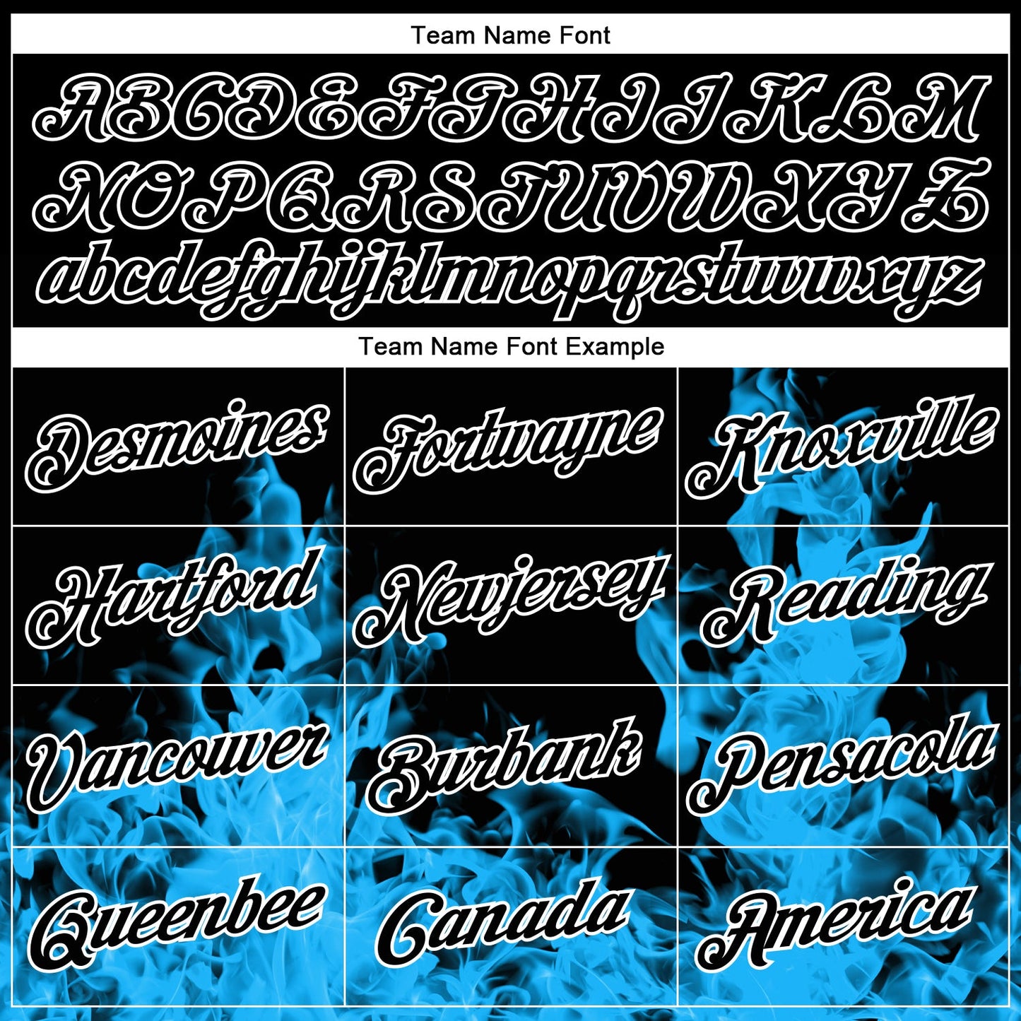 Custom Stitched Black Blue-White 3D Pattern Design Flame Sports Pullover Sweatshirt Hoodie view 3