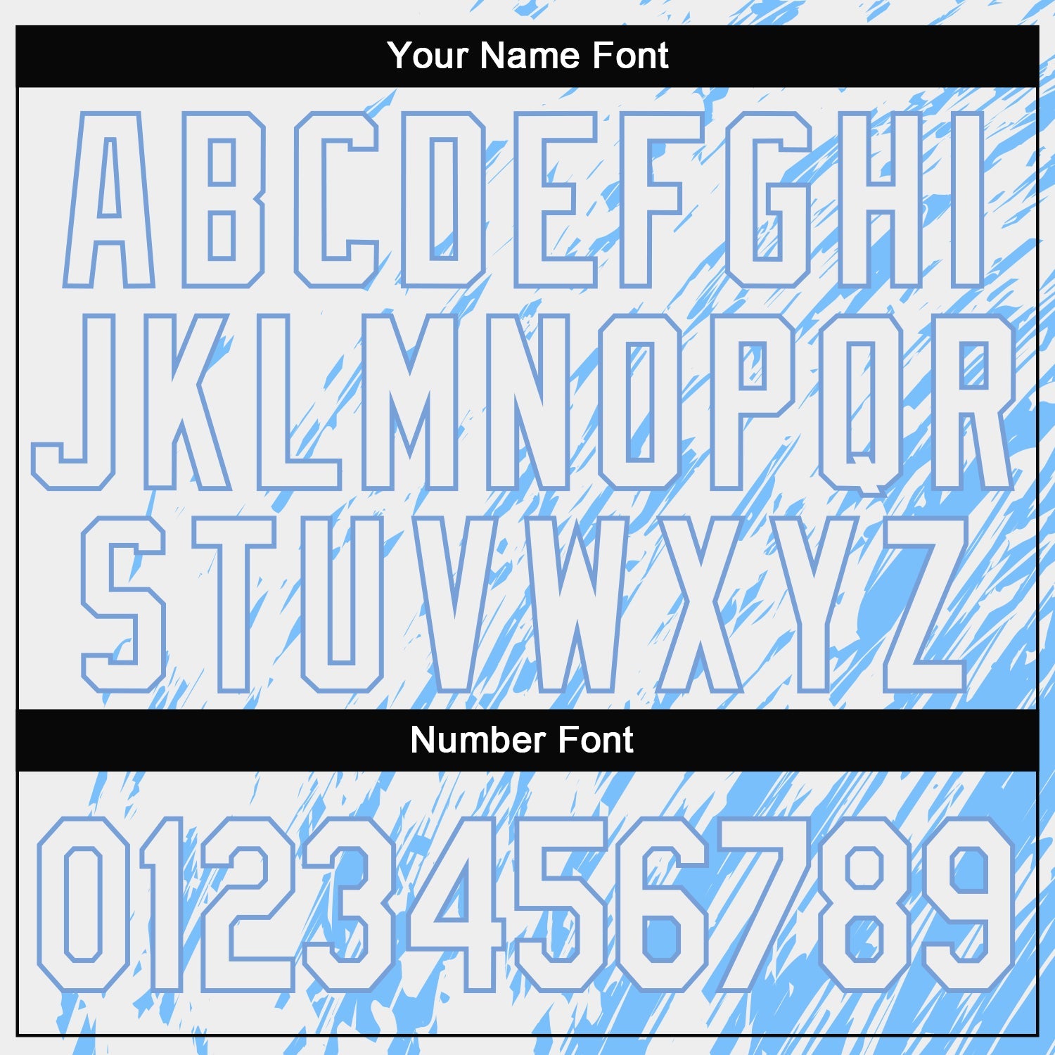 Custom Stitched White White-Light Blue 3D Pattern Design Sports Pullover Sweatshirt Hoodie view 4