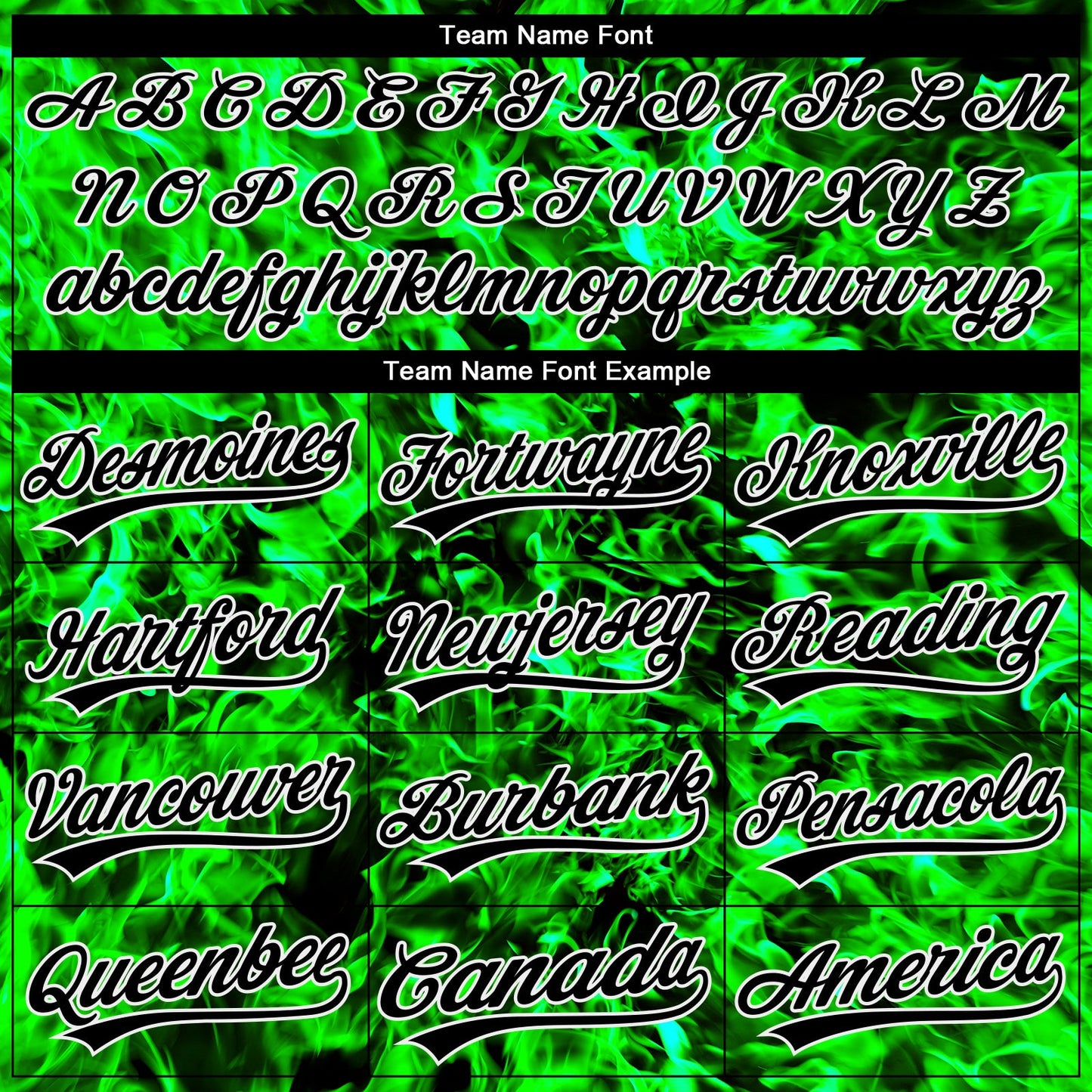 Custom Stitched Black Green-White 3D Pattern Design Flame Sports Pullover Sweatshirt Hoodie view 3