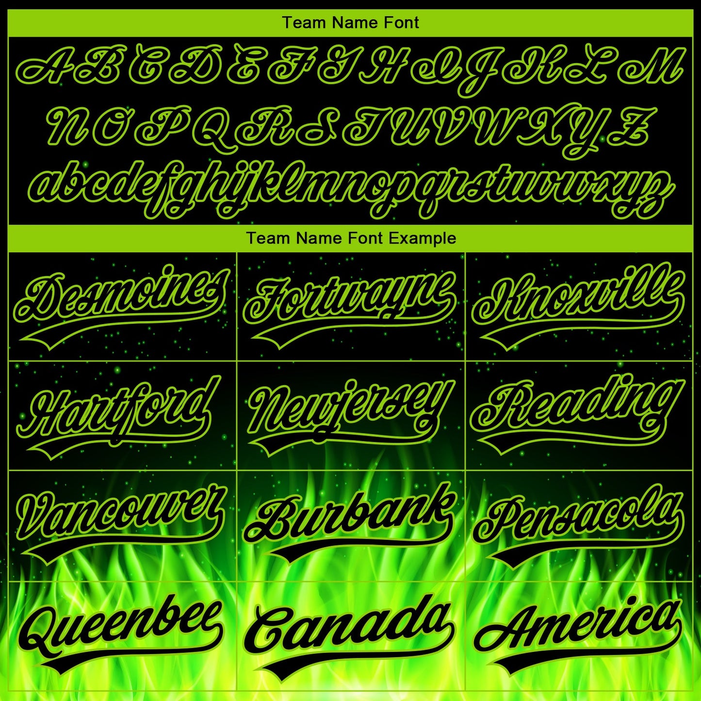 Custom Stitched Black Neon Green 3D Pattern Design Flame Sports Pullover Sweatshirt Hoodie view 3