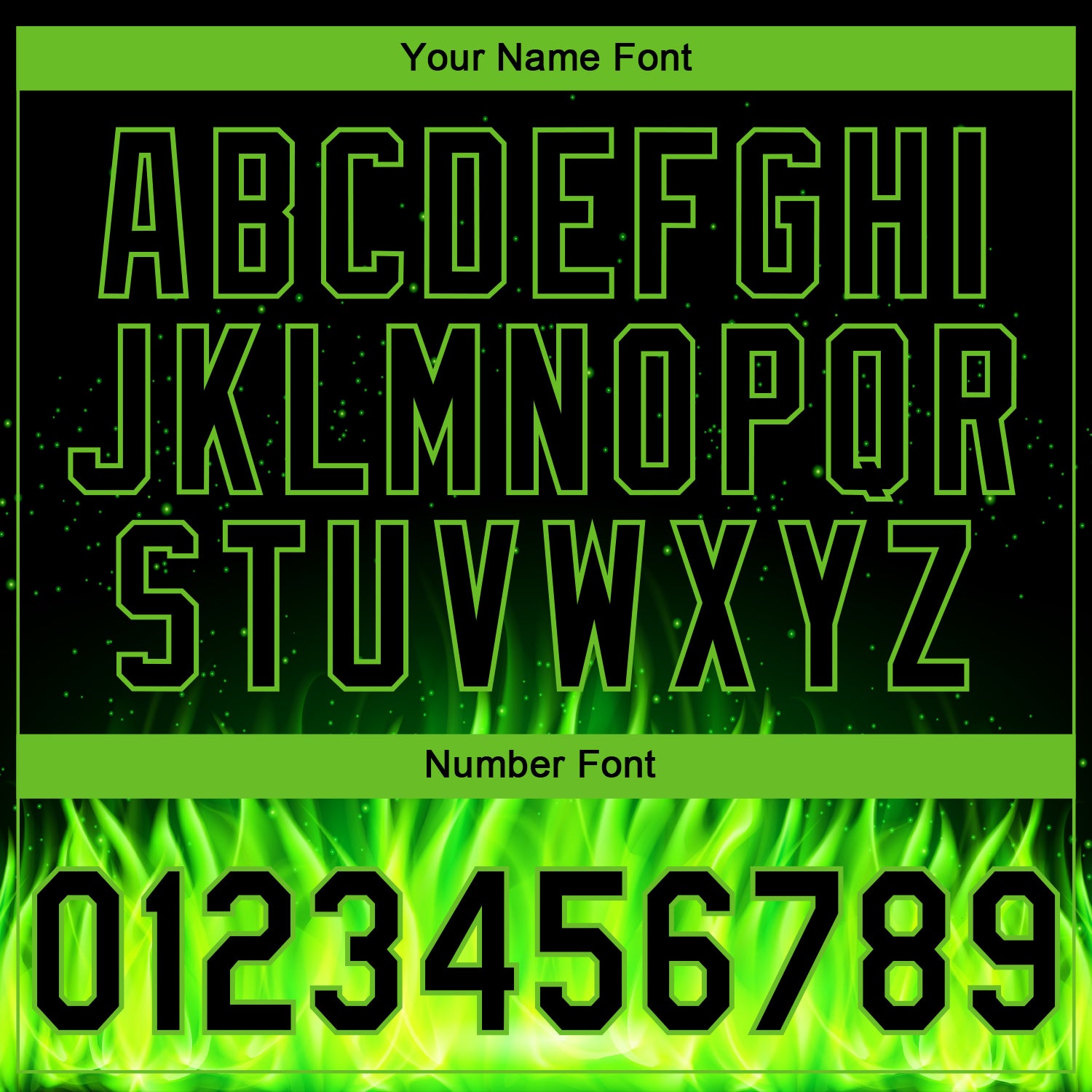 Custom Stitched Black Neon Green 3D Pattern Design Flame Sports Pullover Sweatshirt Hoodie view 4