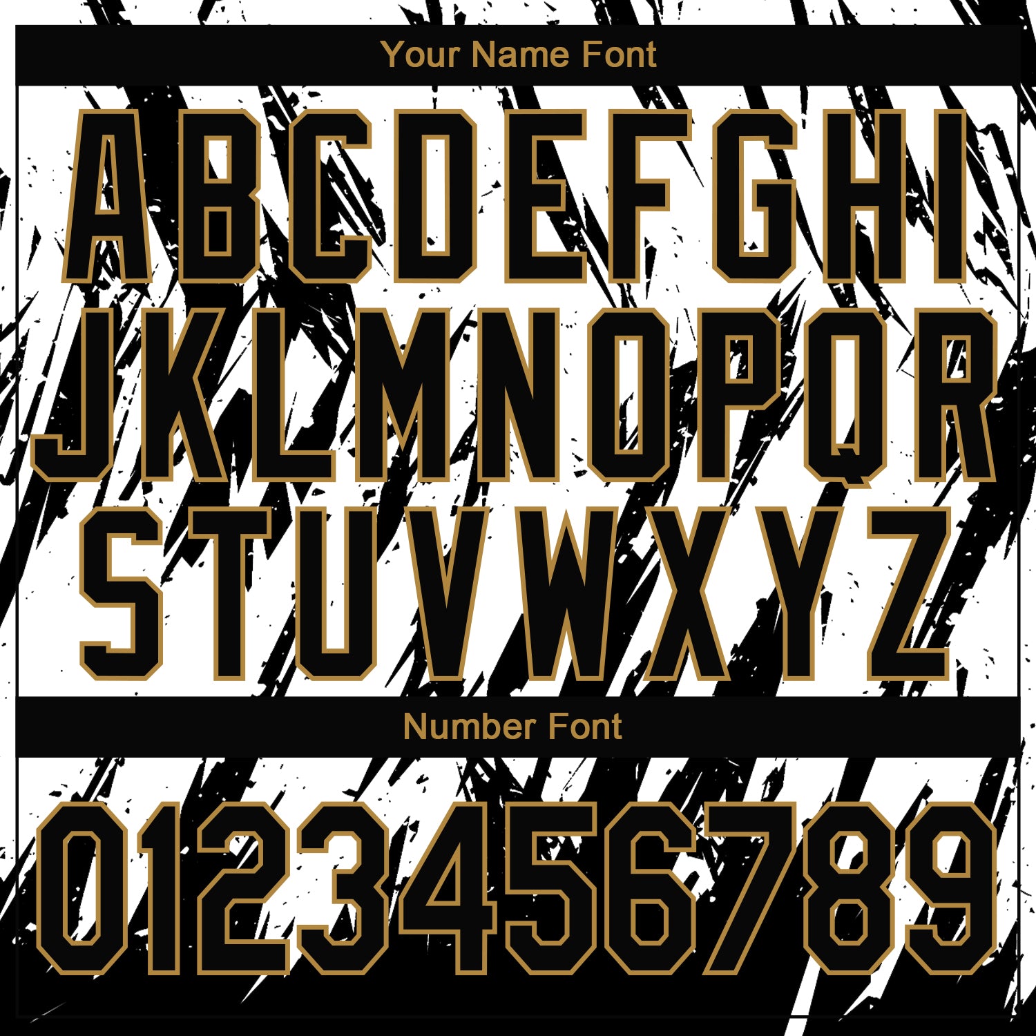 Custom Stitched White Black-Old Gold 3D Pattern Design Sports Pullover Sweatshirt Hoodie view 4