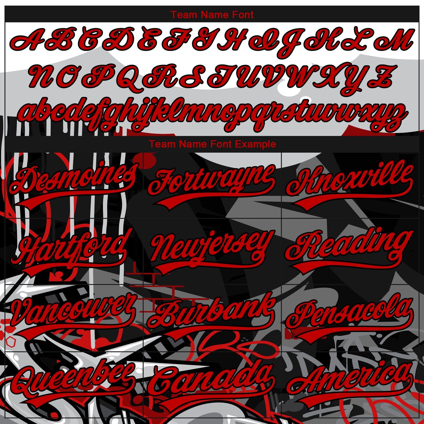 Custom Stitched Black Red Gray-White 3D Graffiti Splash Street Art Sports Pullover Sweatshirt Hoodie view 3