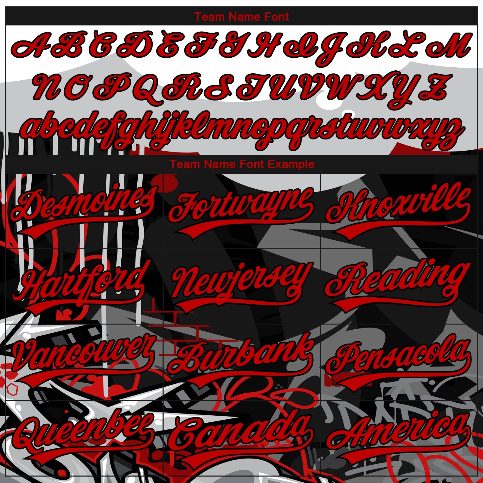 Custom Stitched Black Red Gray-White 3D Graffiti Splash Street Art Sports Pullover Sweatshirt Hoodie view 3