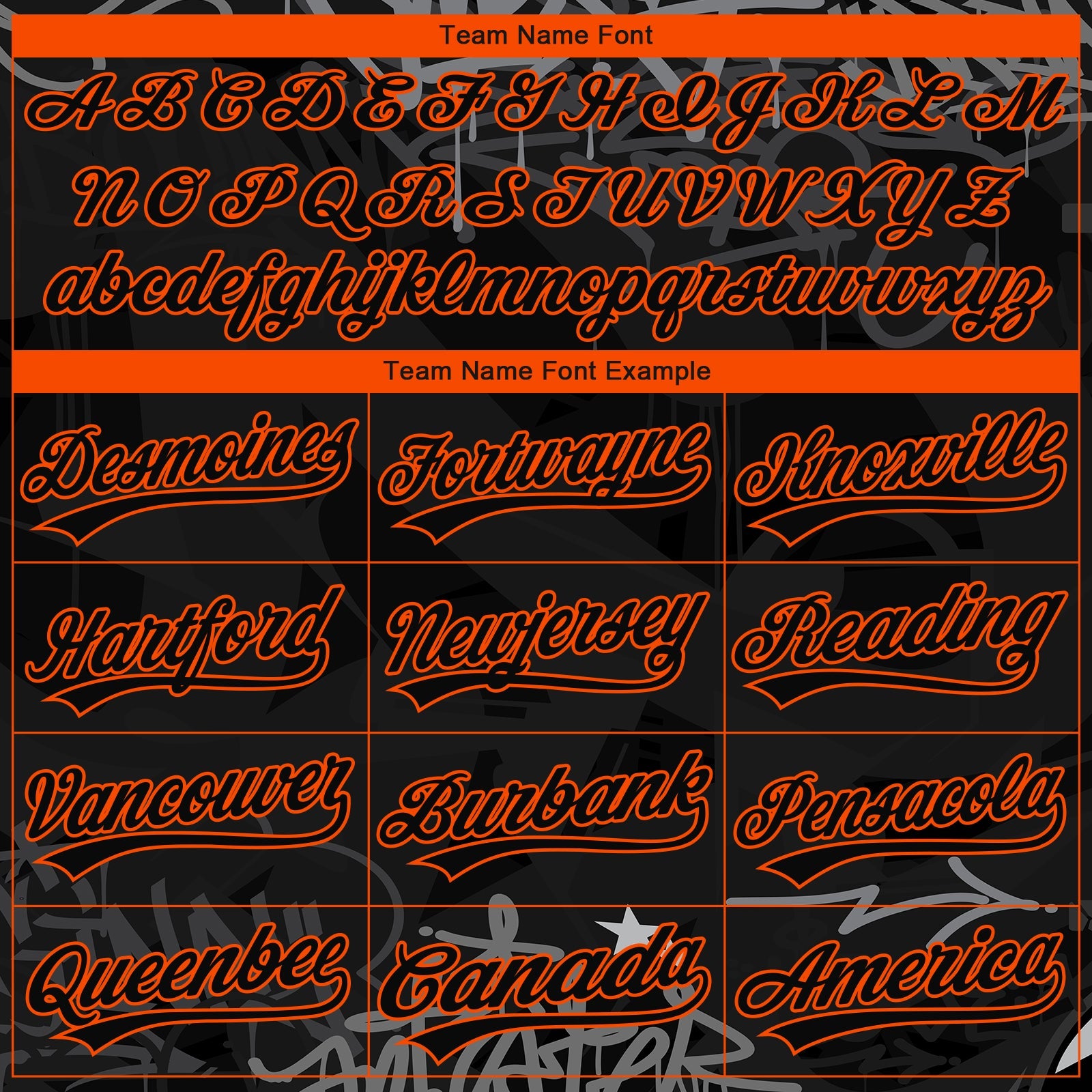 Custom Stitched Black Gray-Orange 3D Graffiti Splash Street Art Sports Pullover Sweatshirt Hoodie view 3